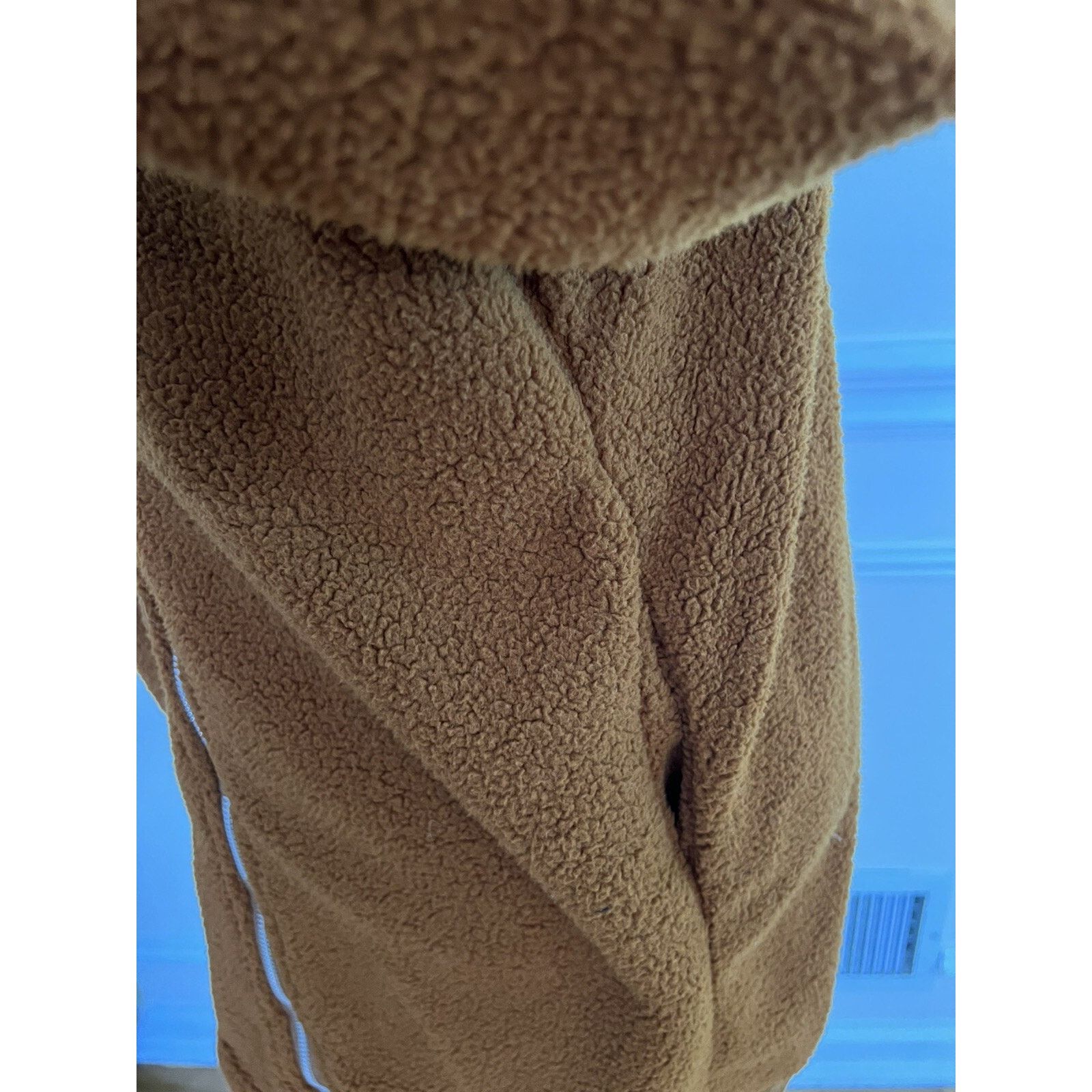 threeASFOUR Forgotten Grace Hooded Fuzzy Zip Up Jacket size XL A003025 Size XL / US 12-14 / IT 48-50 - 5 Thumbnail