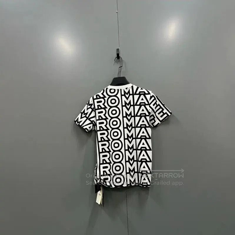 Fendi Fendi Summer Black Cotton Logo Short Sleeve Tee . Size XXS / US 00 / IT 34 - 2 Thumbnail