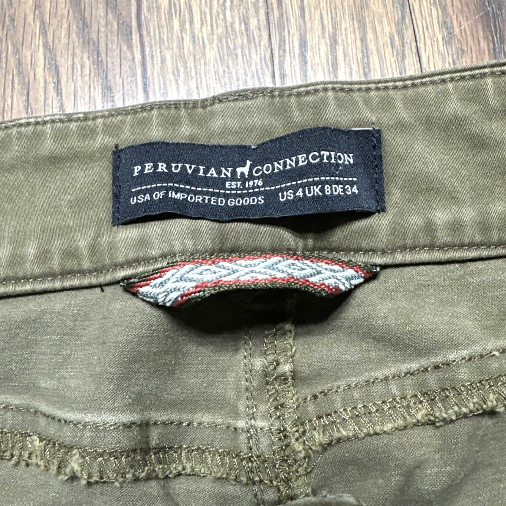Vintage Peruvian Connection Trousers Women's Size 4 Brown Ankle Motorcycle Equestrian Pant Size 27" / US 4 / IT 40 - 5 Thumbnail