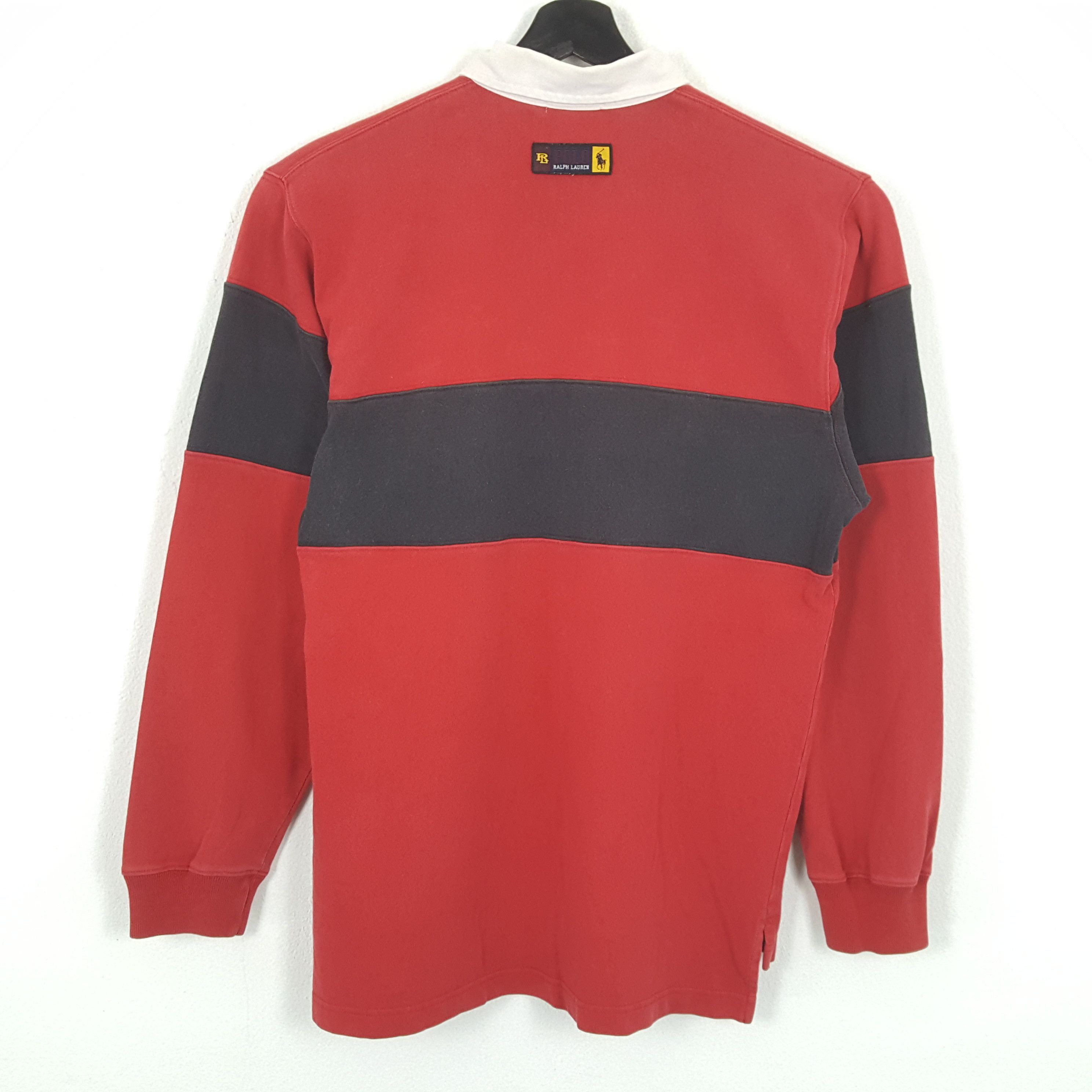Polo Ralph Lauren × Vintage POLO by RALPH LAUREN Rare Design Rugby Polos Style Size US XL / EU 56 / 4 - 3 Thumbnail