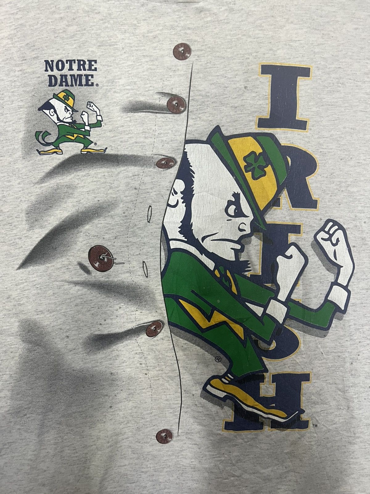 Nutmeg Vintage Nutmeg Notre Dame The Fighting Irish Size US XL / EU 56 / 4 - 2 Thumbnail