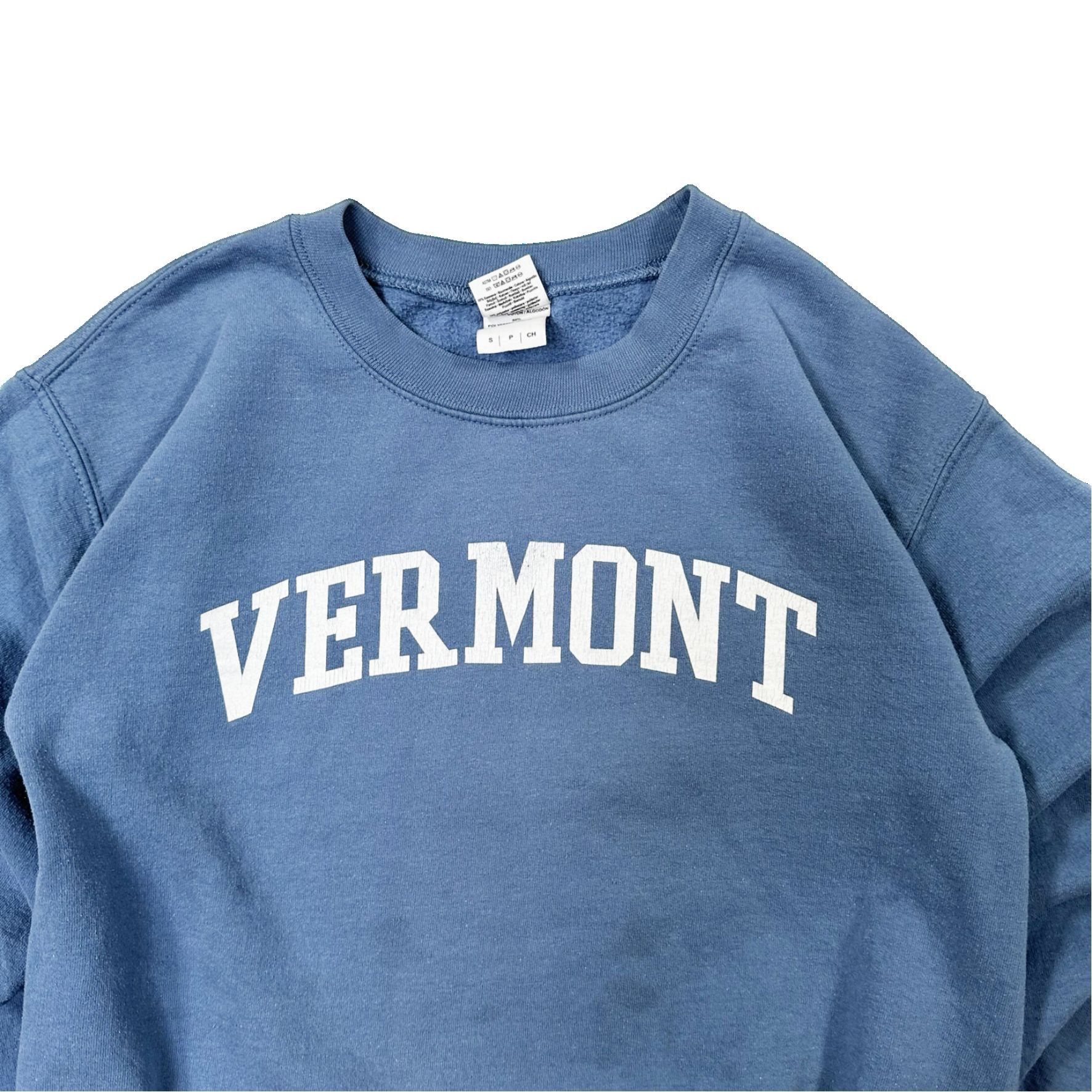 Vintage Vintage 00s Vermont Light Blue Sweater Size US S / EU 44-46 / 1 - 2 Thumbnail