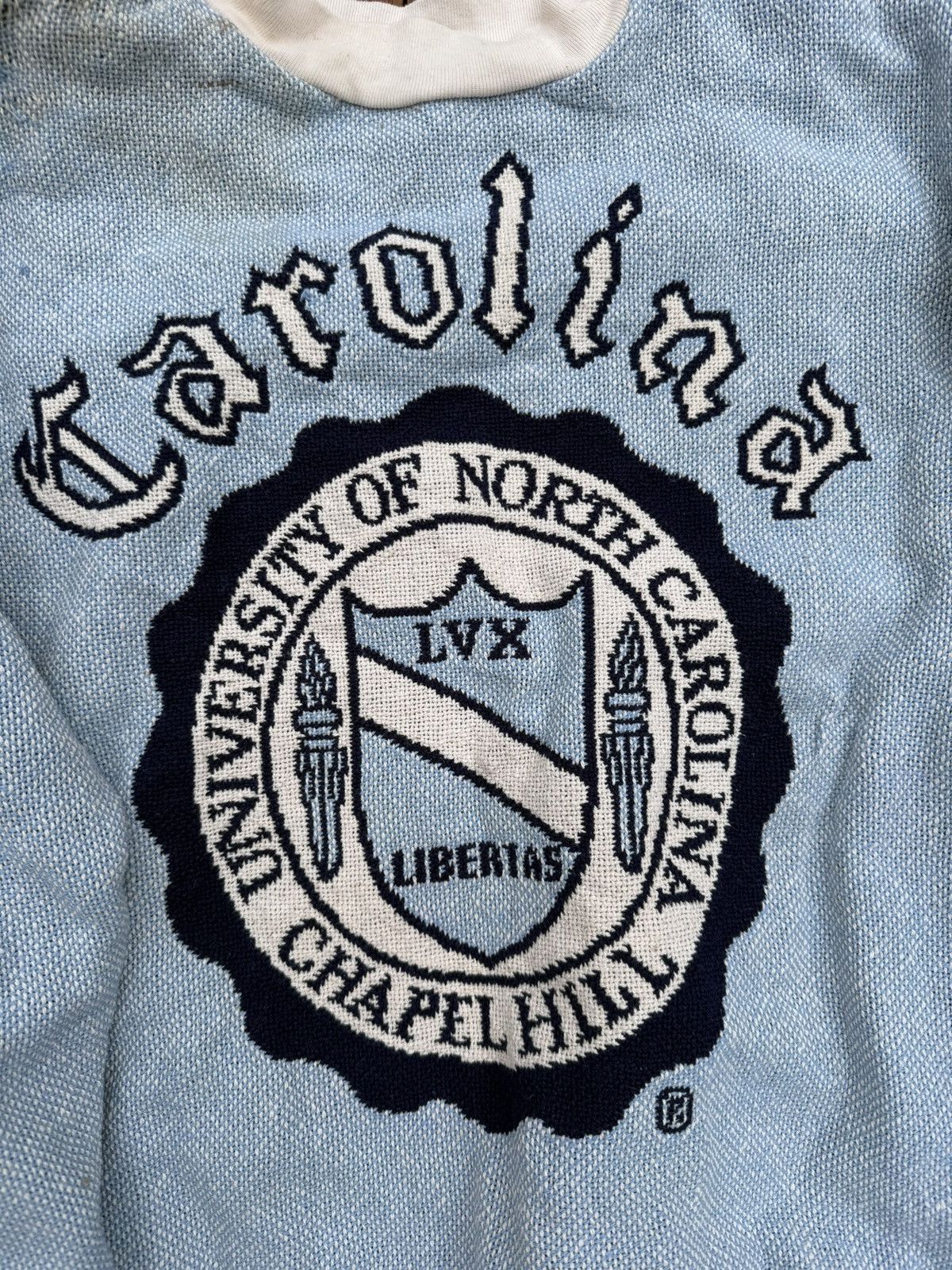 Other Vintage UNC Chapel Hill Knit Sweater Size US L / EU 52-54 / 3 - 2 Thumbnail