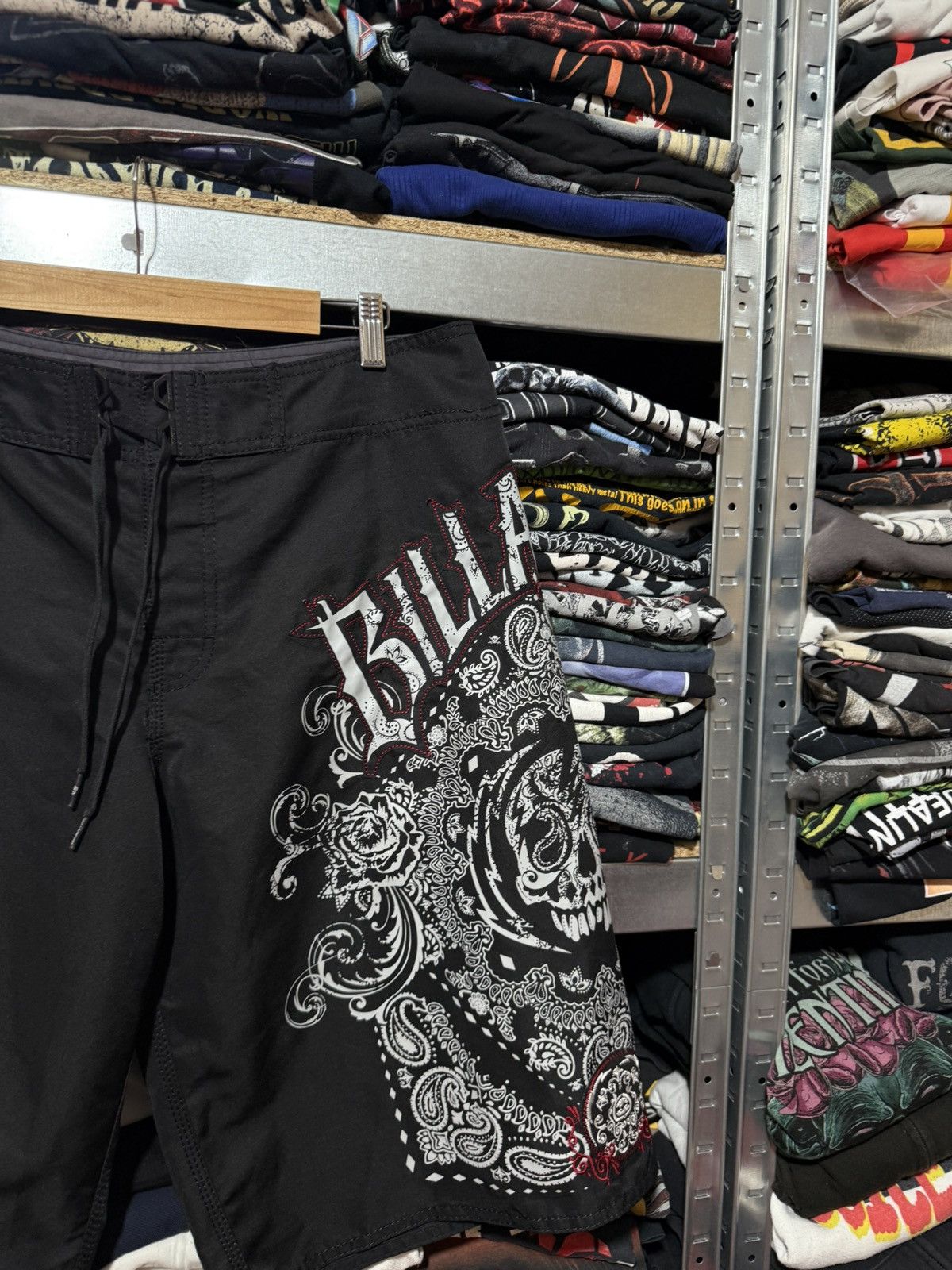 Billabong Vintage 90s Billabong Bandana Style Retro Surfing Shorts Size US 34 / EU 50 - 10 Thumbnail
