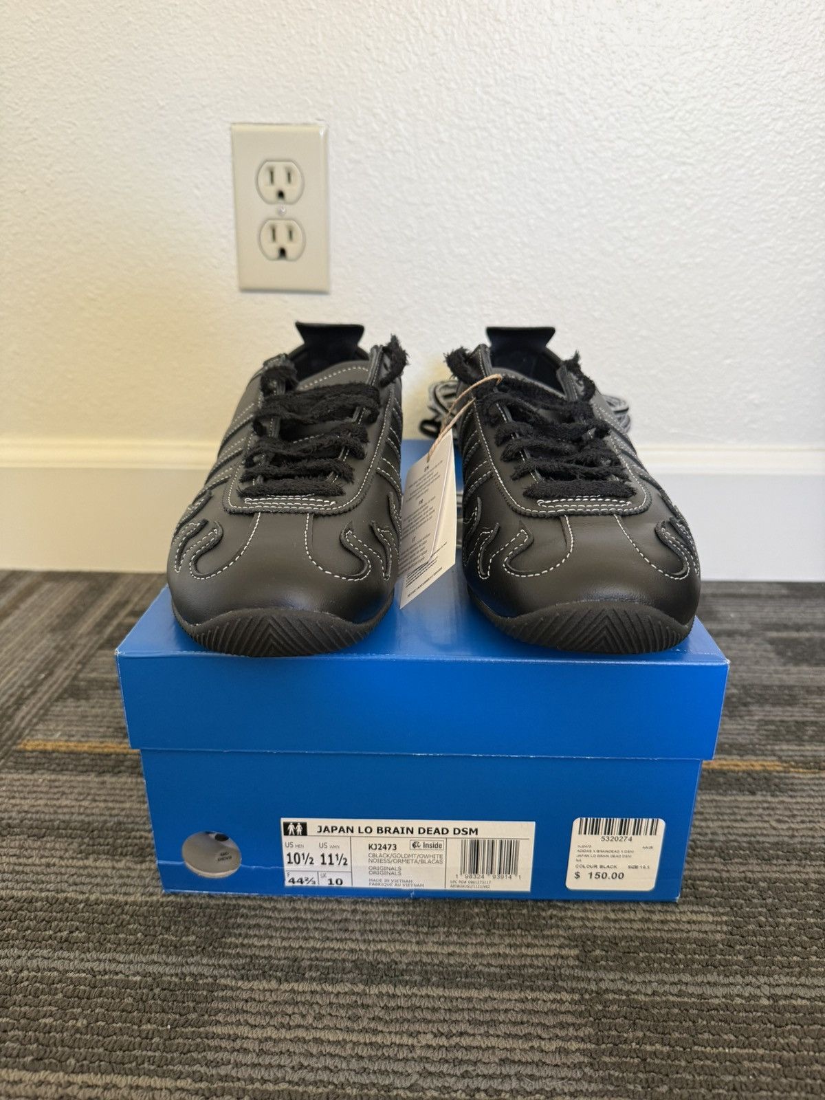 Adidas × Brain Dead Brain Dead x Dover Street Market Adidas Japan Lo Black Size US 10.5 / EU 43-44 - 3 Thumbnail