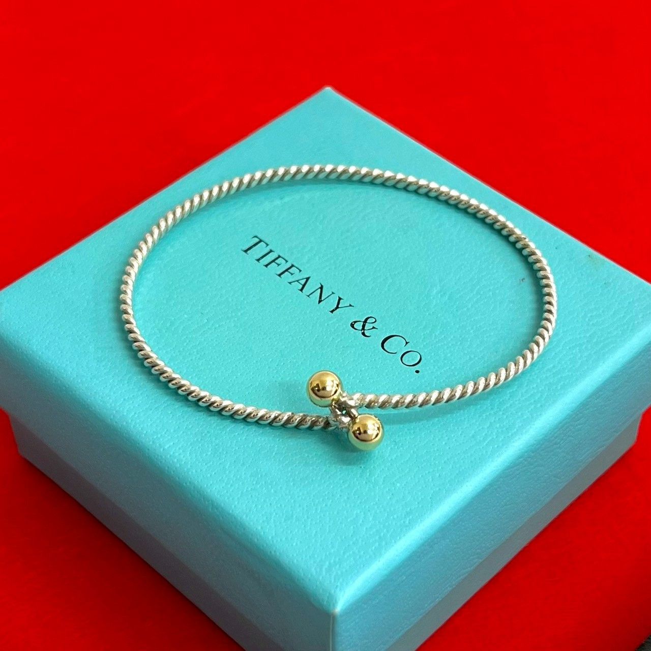 Tiffany & Co. Tiffany & Co. Tiffany Twist Hook & Eye Silver 925 Au750 Bracelet Precious Metal Bracelet DUTY FREE for USA Size ONE SIZE - 1 Thumbnail