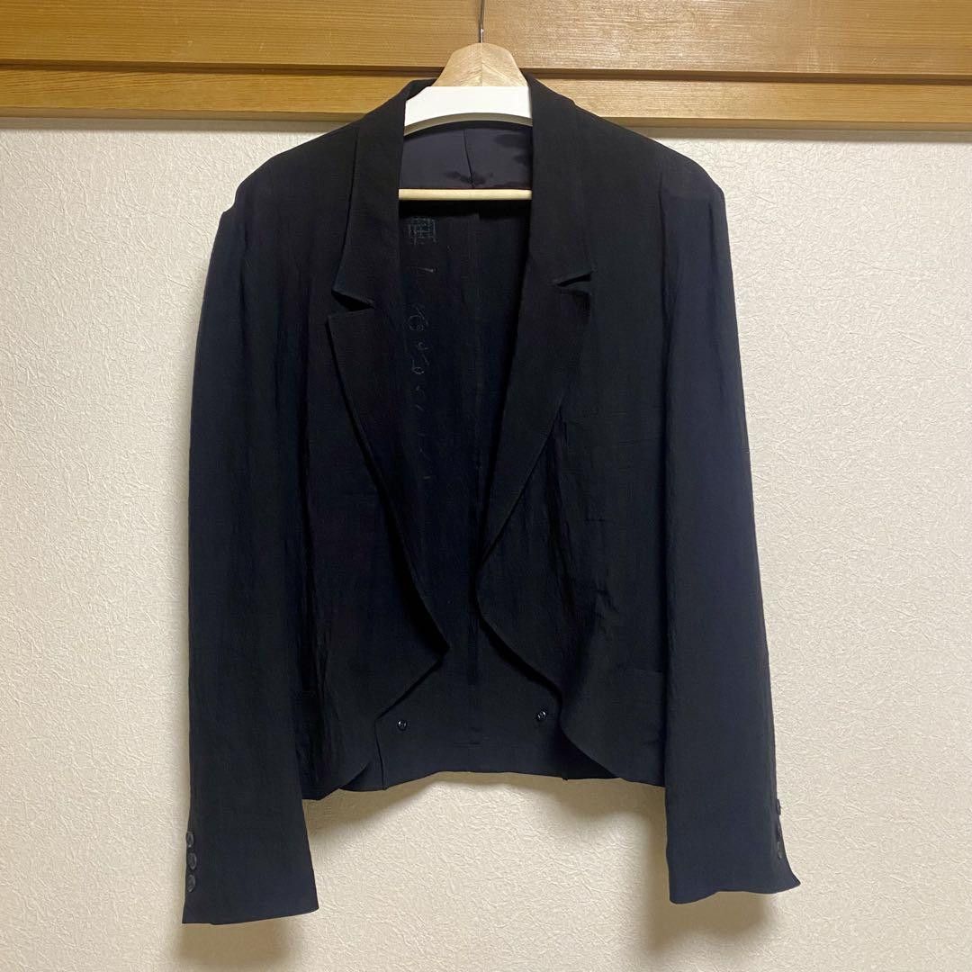Yohji Yamamoto POUR HOMME 21ss printed linen short jacket Size US M / EU 48-50 / 2 - 2 Thumbnail