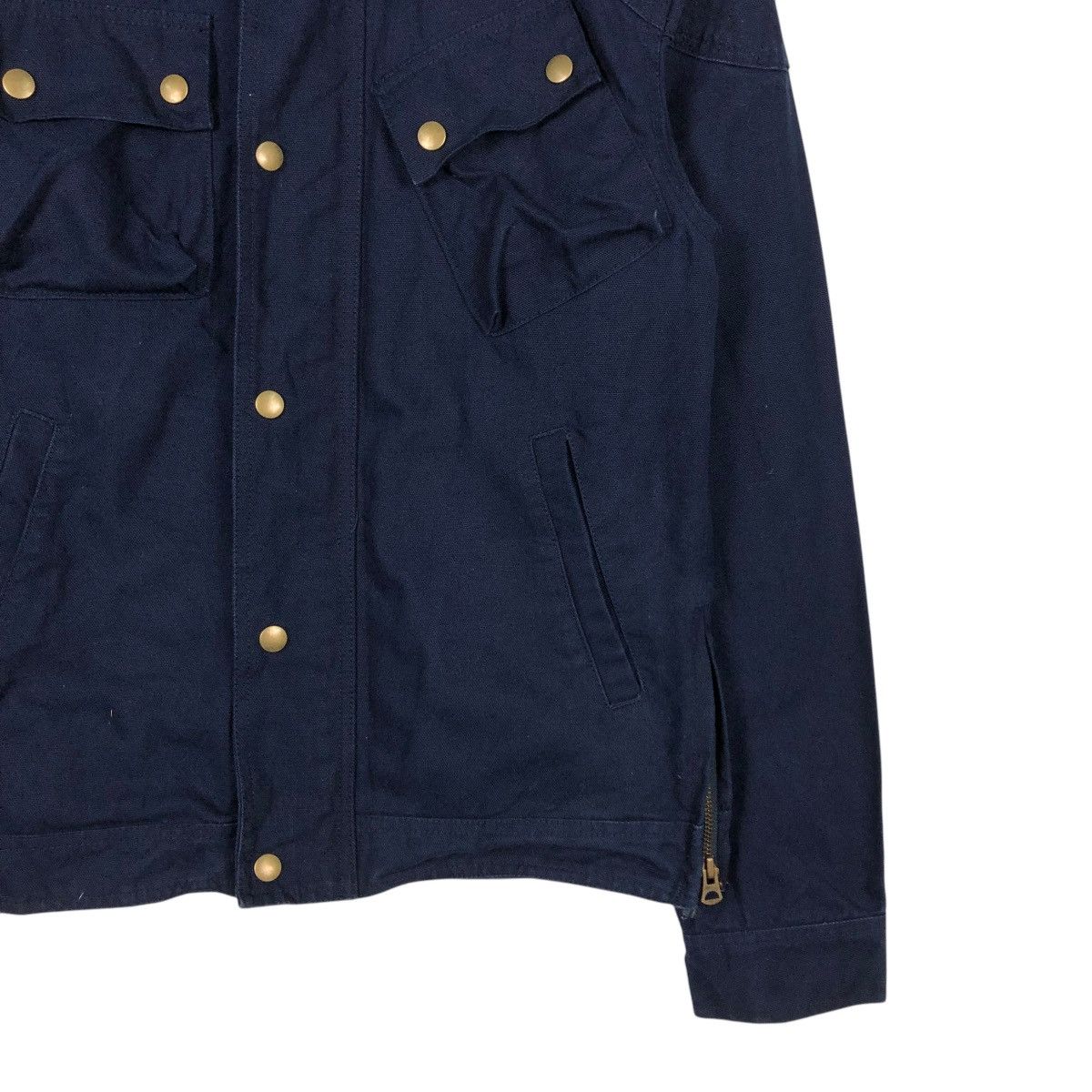 Japanese Brand 🔥VINTAGE CHORE BIKER JACKET CAFE RACER NELSON JAPAN Size US L / EU 52-54 / 3 - 7 Thumbnail