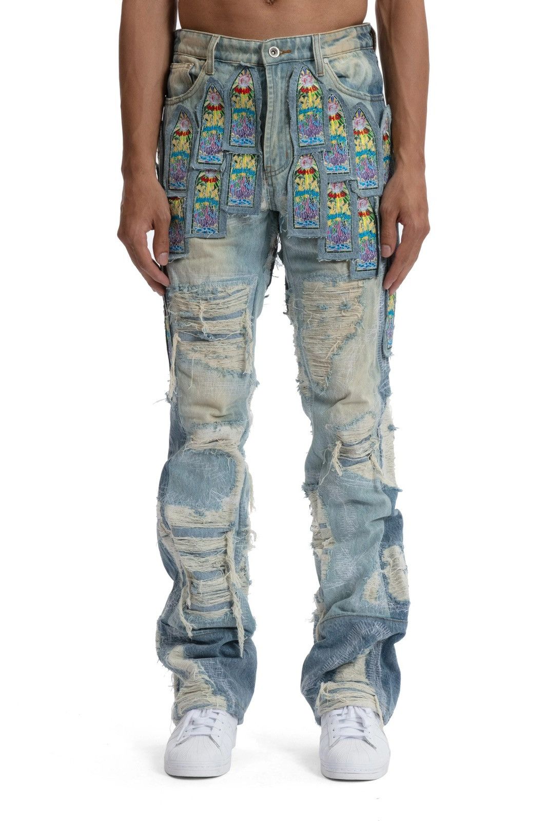 Who Decides War Who Decides War WDW COLISEUM FUSION DENIM Jeans Pants Size US 30 / EU 46 - 3 Thumbnail