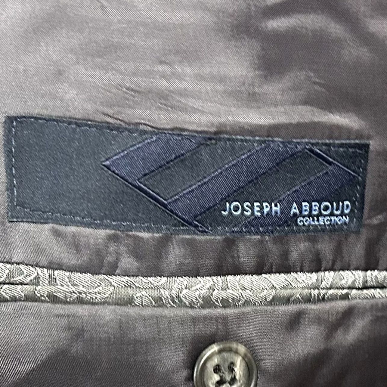 Joseph Abboud Joseph Abboud Sport Coat 42R Wool Silk Gray Knit Two-Button Lined Double-Vented Jacket Mens Regular Size US XS / EU 42 / 0 - 3 Thumbnail
