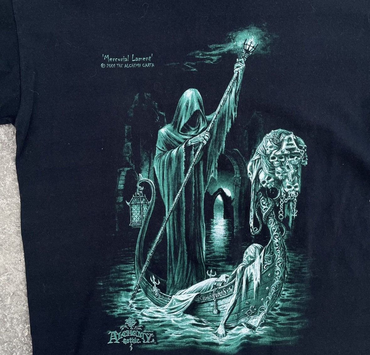 RAGEBLUE Vintage Adult Alchemy Gothic 2001 T-shirts Band Rock Rare Size US M / EU 48-50 / 2 - 5 Thumbnail