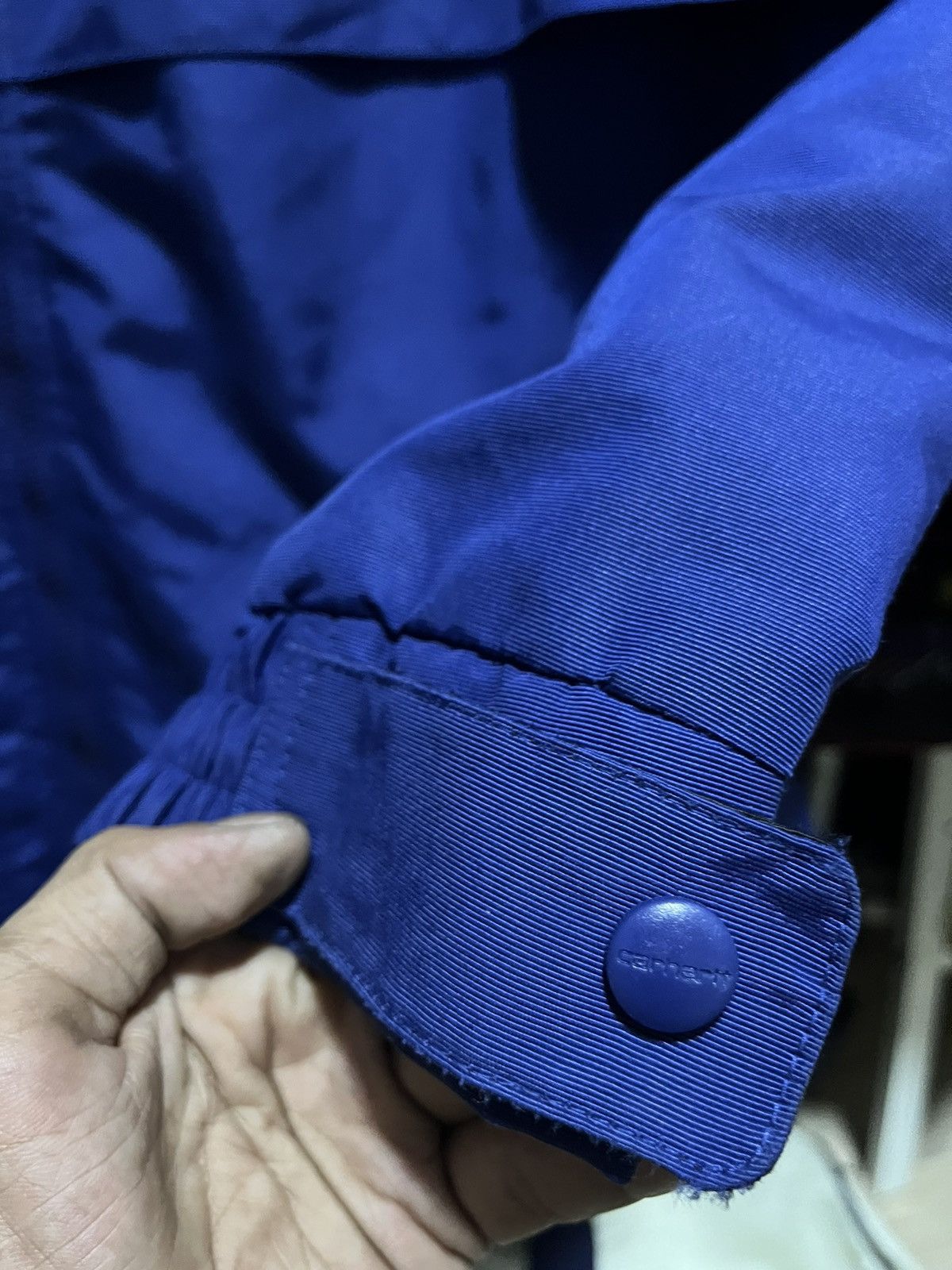 Carhartt Carhartt Workwear Blue Jacket Rubber Logo Size US L / EU 52-54 / 3 - 4 Thumbnail