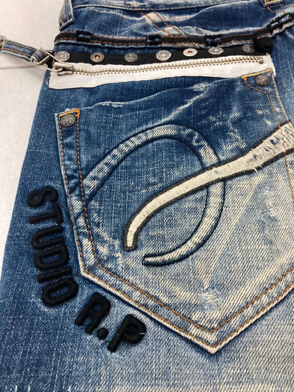 Hysteric Glamour Vintage Jeans Studio R.P Skulls Size US 32 / EU 48 - 10 Thumbnail