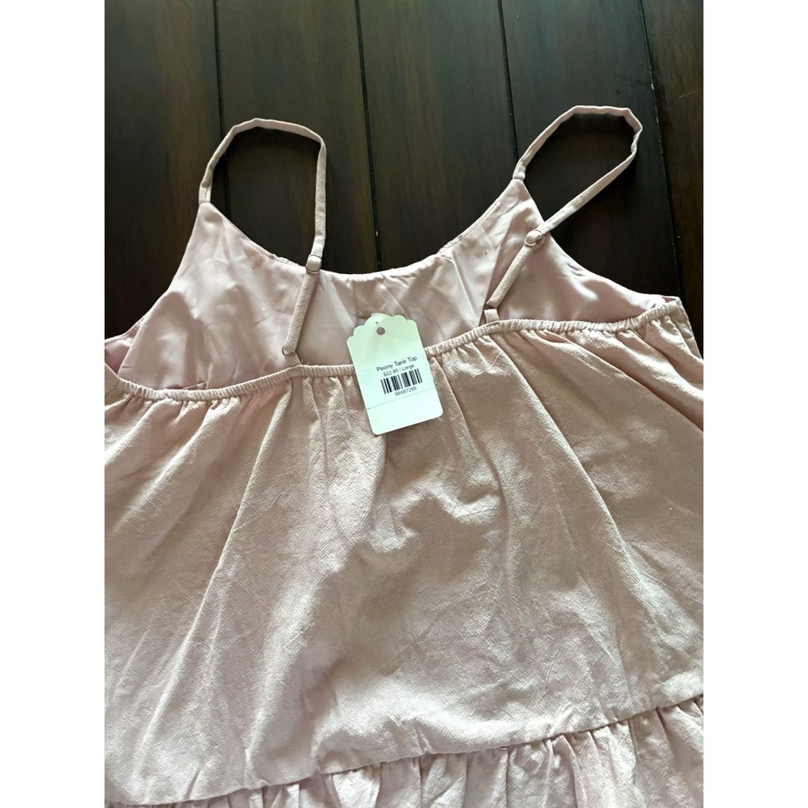 Vintage VINTAGE Peony Tank Top Women’s Large Pink Size L / US 10 / IT 46 - 4 Thumbnail