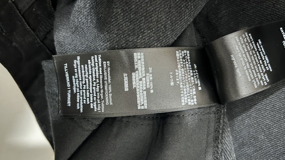 Represent Clo. REPRESENT R2 Stepped Hem Off Black Denim Jeans W34 Size US 34 / EU 50 - 20 Thumbnail