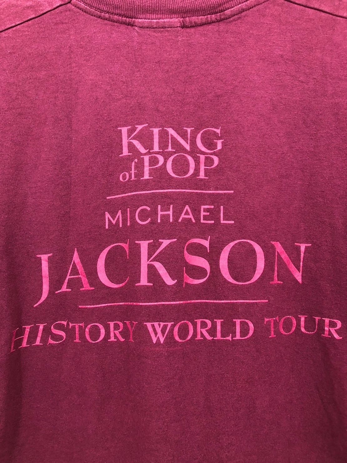 Band Tees × Michael Jackson × Vintage Vintage 96s Michael Jackson History World Tour King Of Pop Size US XL / EU 56 / 4 - 6 Thumbnail