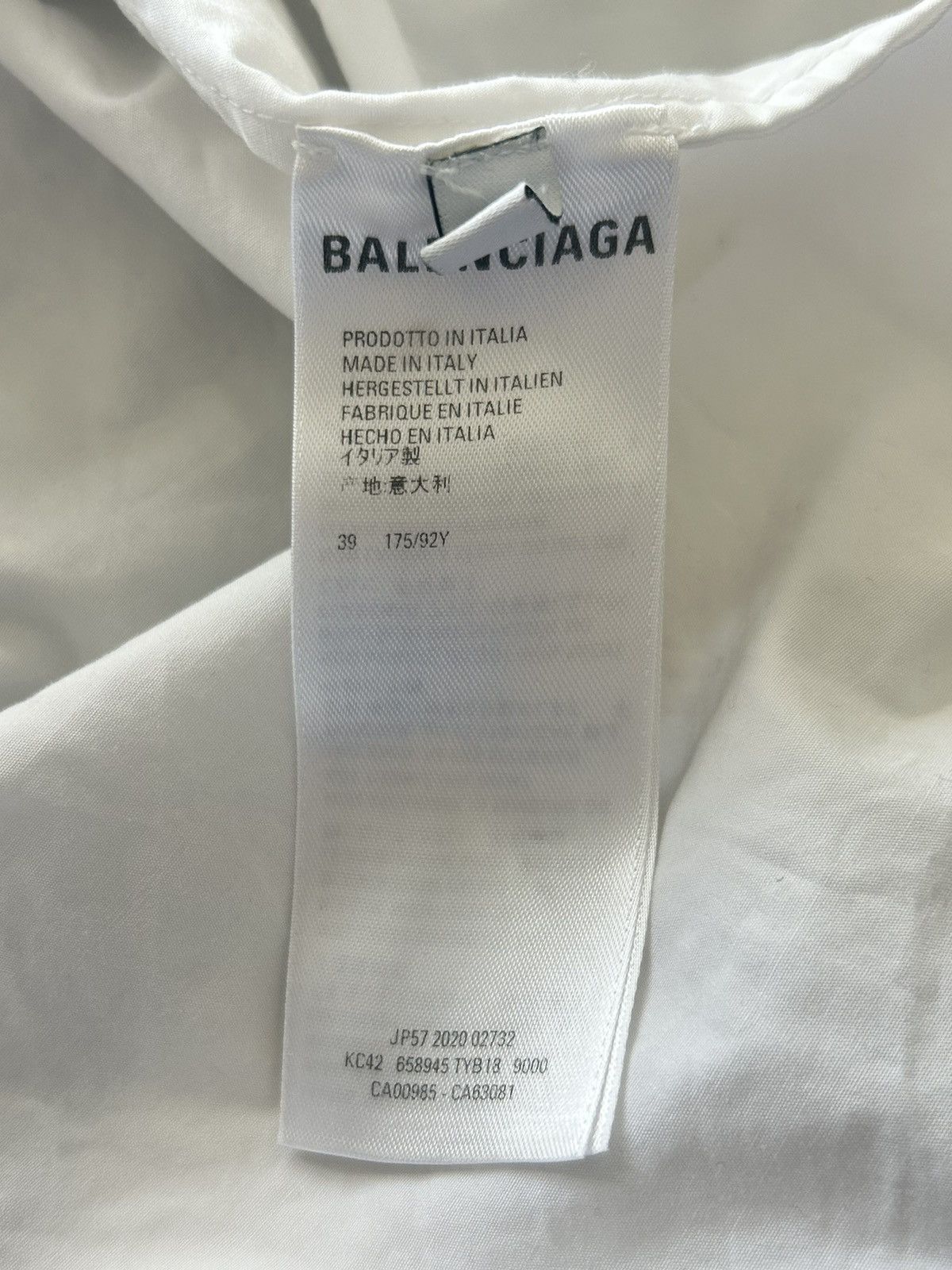 Balenciaga SS20 Logo Crest Embroidered Button up Size US L / EU 52-54 / 3 - 8 Thumbnail