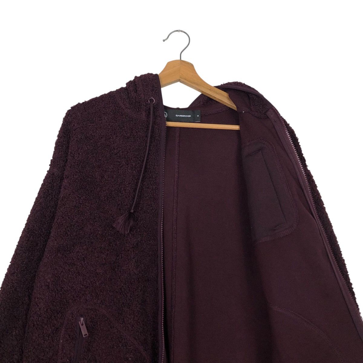 Japanese Brand 📌Rich Dark Purple Long Jacket GU X Undercover Biker Style Size US S / EU 44-46 / 1 - 15 Thumbnail
