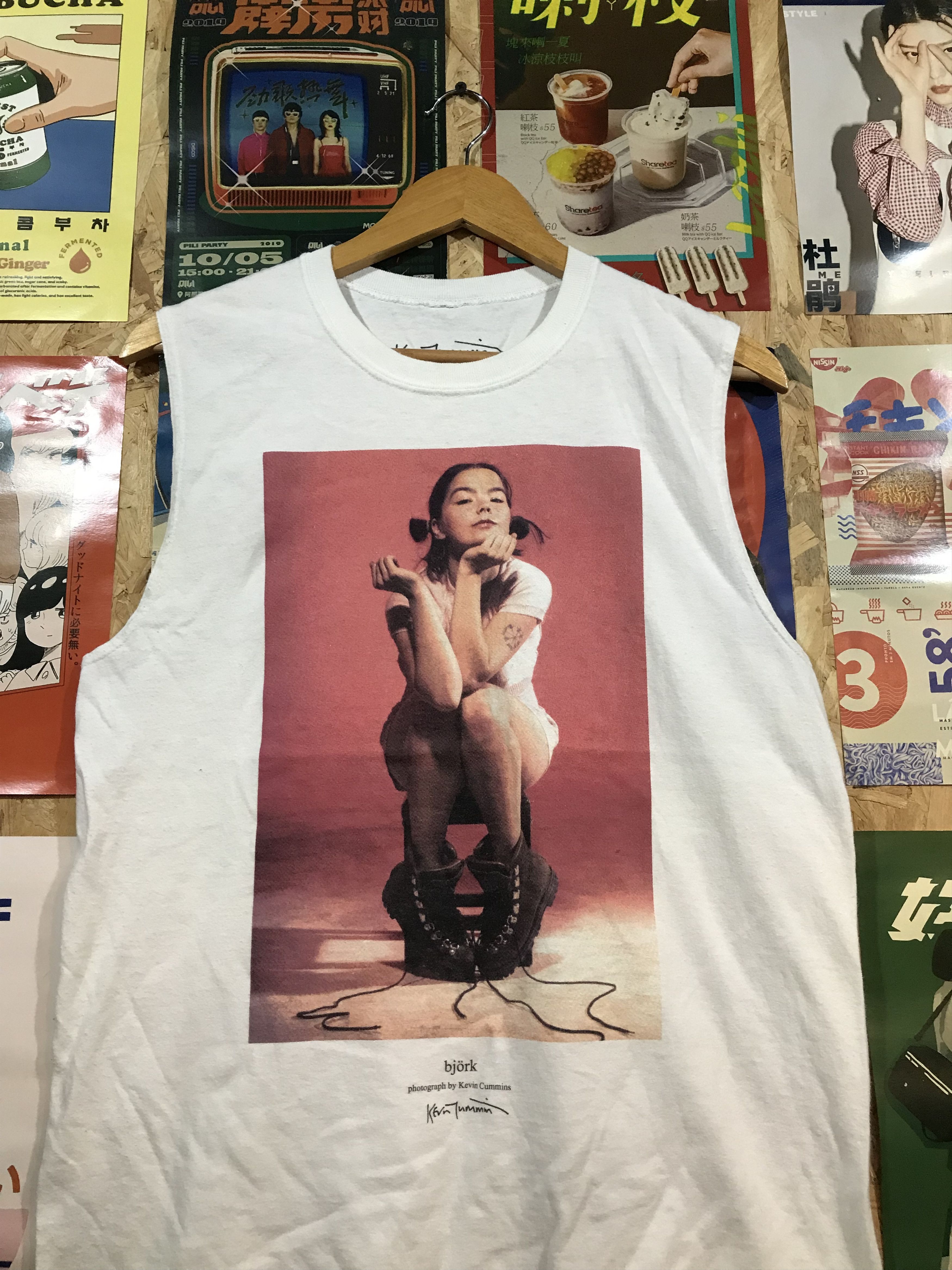 Journal Standard 🔥 Kevin Cummins x Journal Standard Björk Sleeveless Tee Size US S / EU 44-46 / 1 - 2 Thumbnail