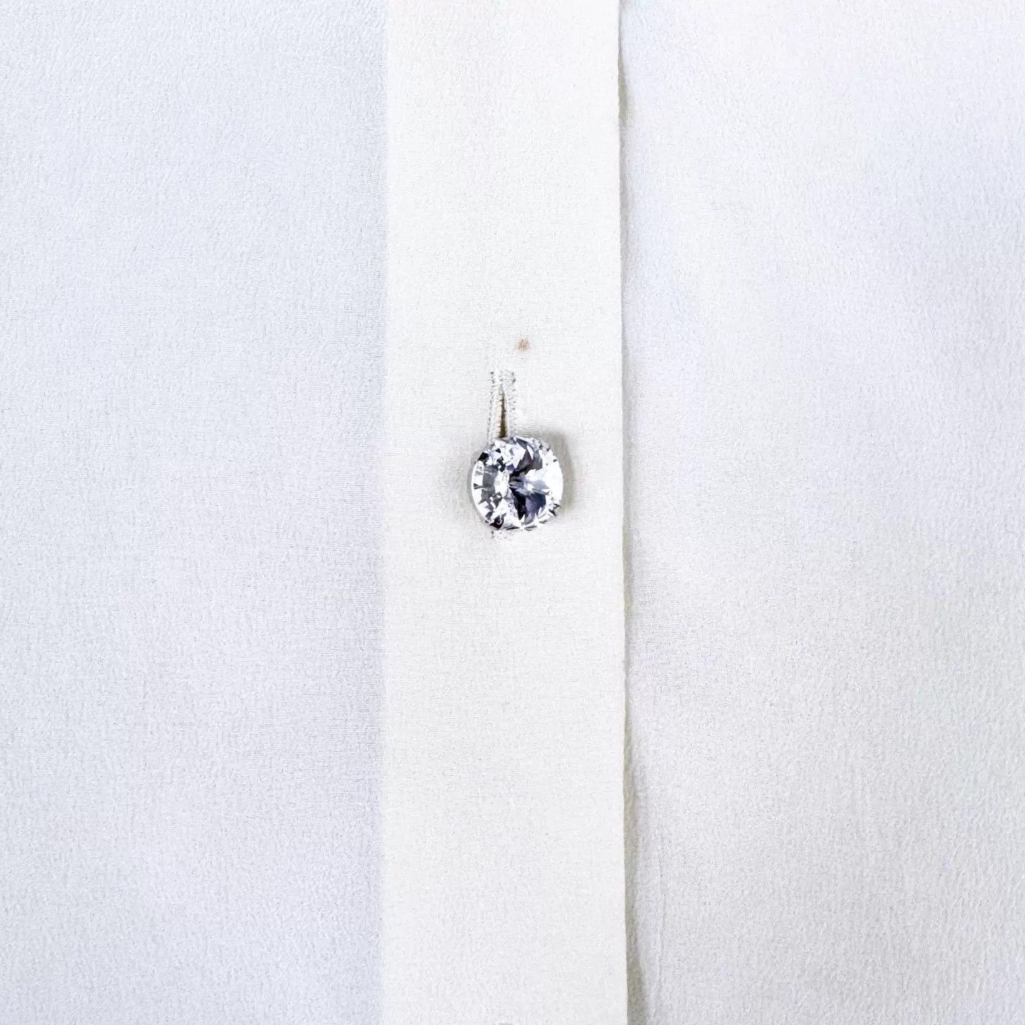 Gucci Gucci Beige Silk Crystal Buckle Bow Lace Shirt Size XS / US 0-2 / IT 36-38 - 4 Thumbnail