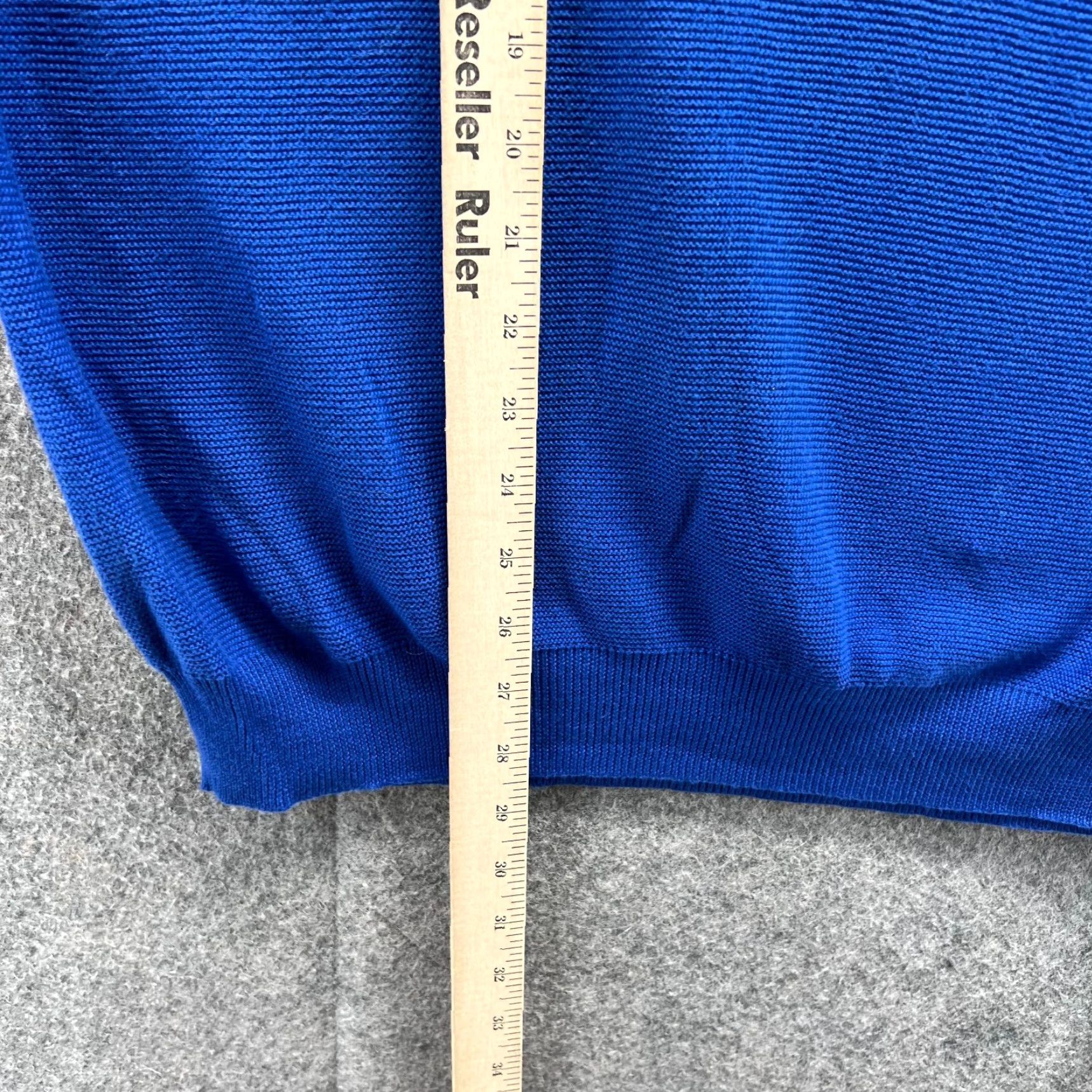 Polo Ralph Lauren VINTAGE Polo Ralph Lauren Vest Sweater Mens Large Royal Blue Knit Pony Patch Logo Golf Size US L / EU 52-54 / 3 - 5 Thumbnail
