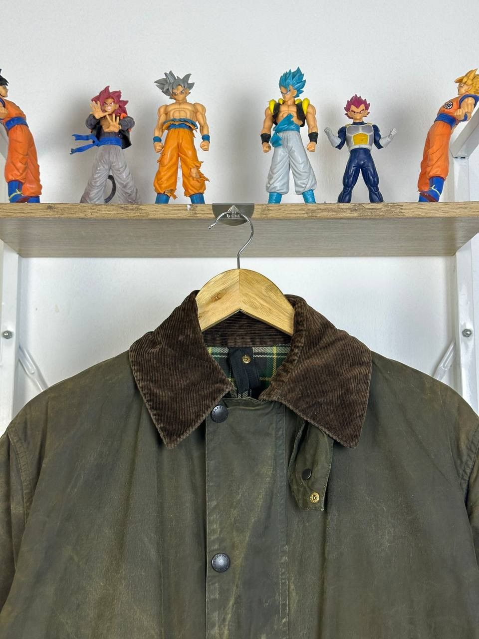 Barbour × Vintage DISTRESS A200 BARBOUR Waxed Border Coat Jacket (PIT 22) Size US S / EU 44-46 / 1 - 5 Thumbnail