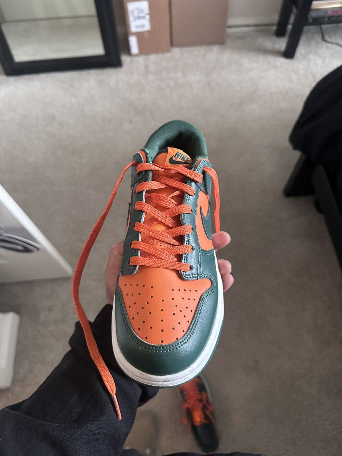 Nike Dolphins Dunk Low Size US 8 / EU 41 - 4 Thumbnail