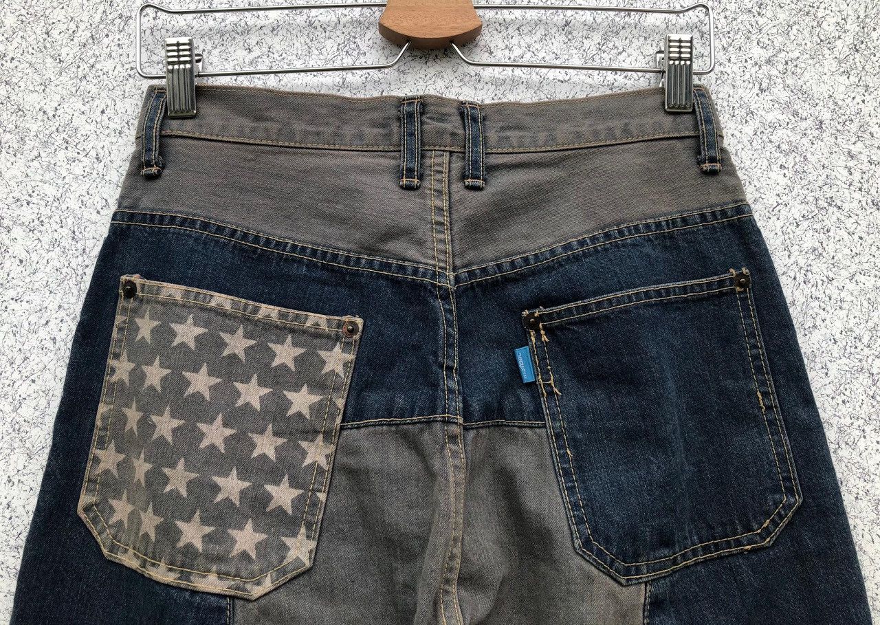 Hysteric Glamour × Vintage Vintage Hysteric Glamour Patchwork Denim Size 28" / US 6 / IT 42 - 6 Thumbnail