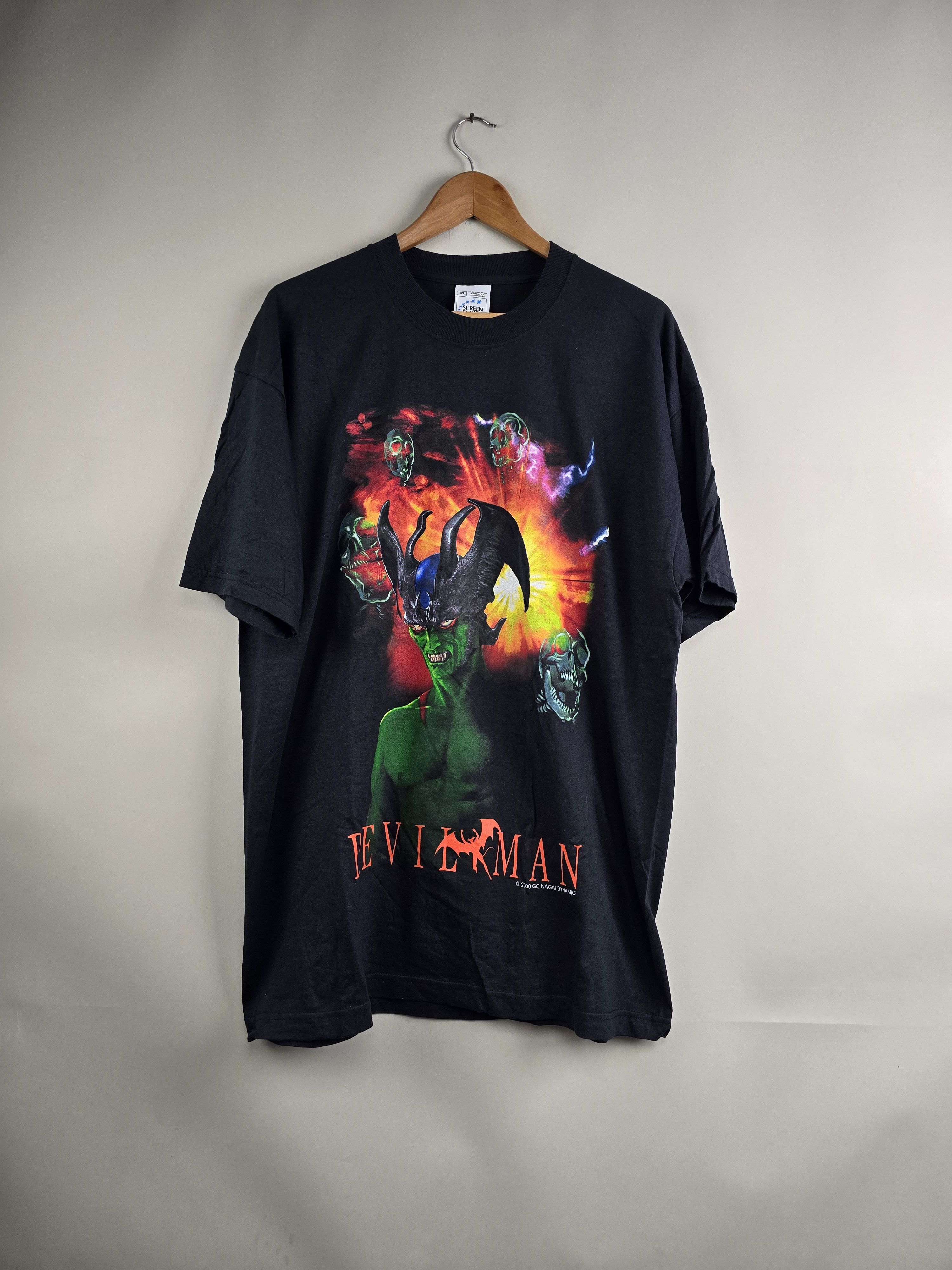 Anime × Vintage 2000 Devil Man Go Nagai Vintage Screen Stars Anime Tee XL Size US XL / EU 56 / 4 - 7 Thumbnail