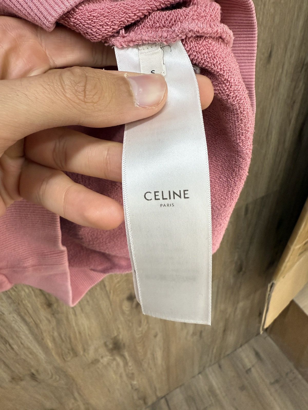 Celine Celine Pink Hoodie Size US S / EU 44-46 / 1 - 8 Thumbnail
