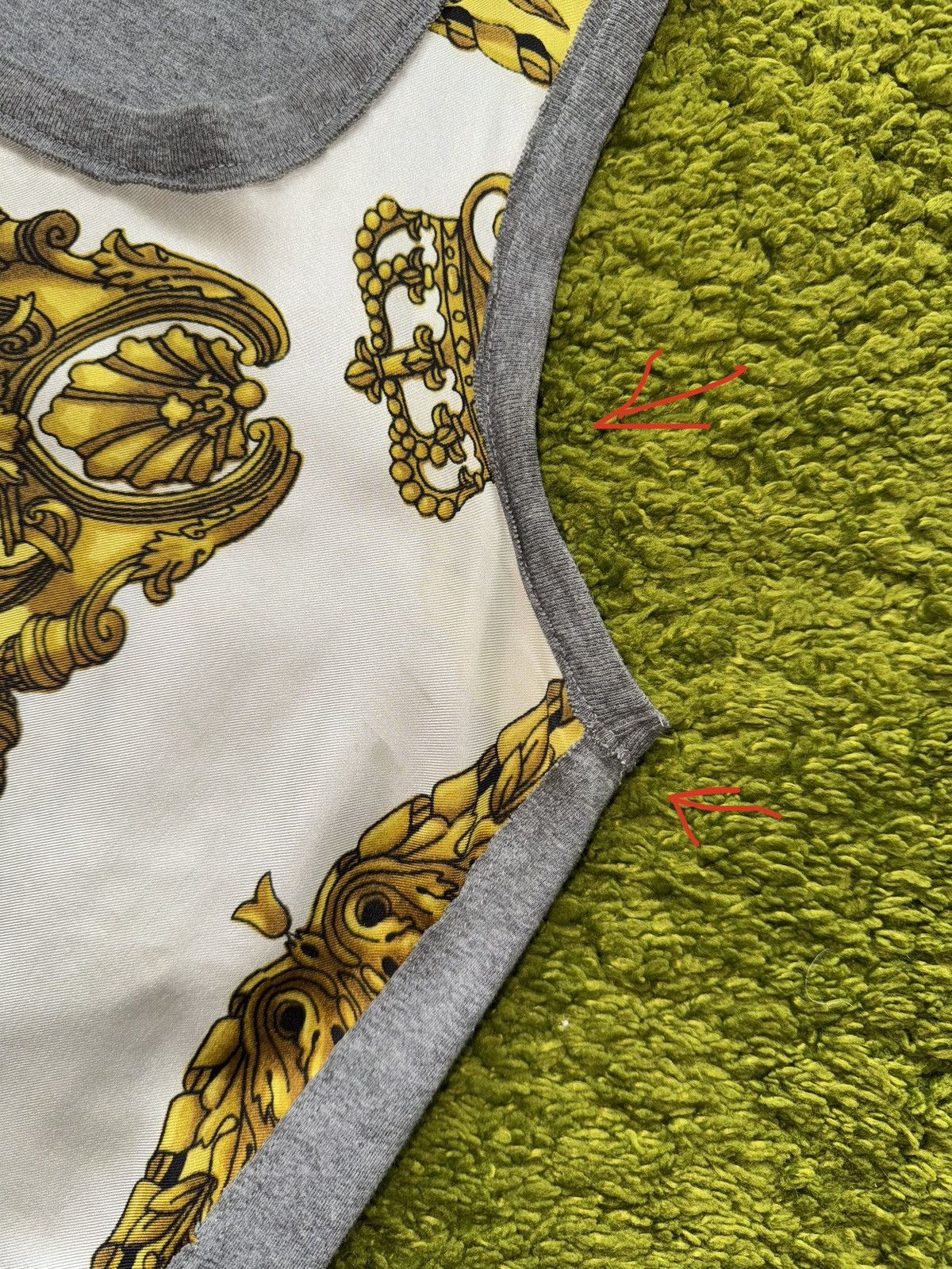 Dolce & Gabbana D&G 00s archive silk graphic faded tank top - www