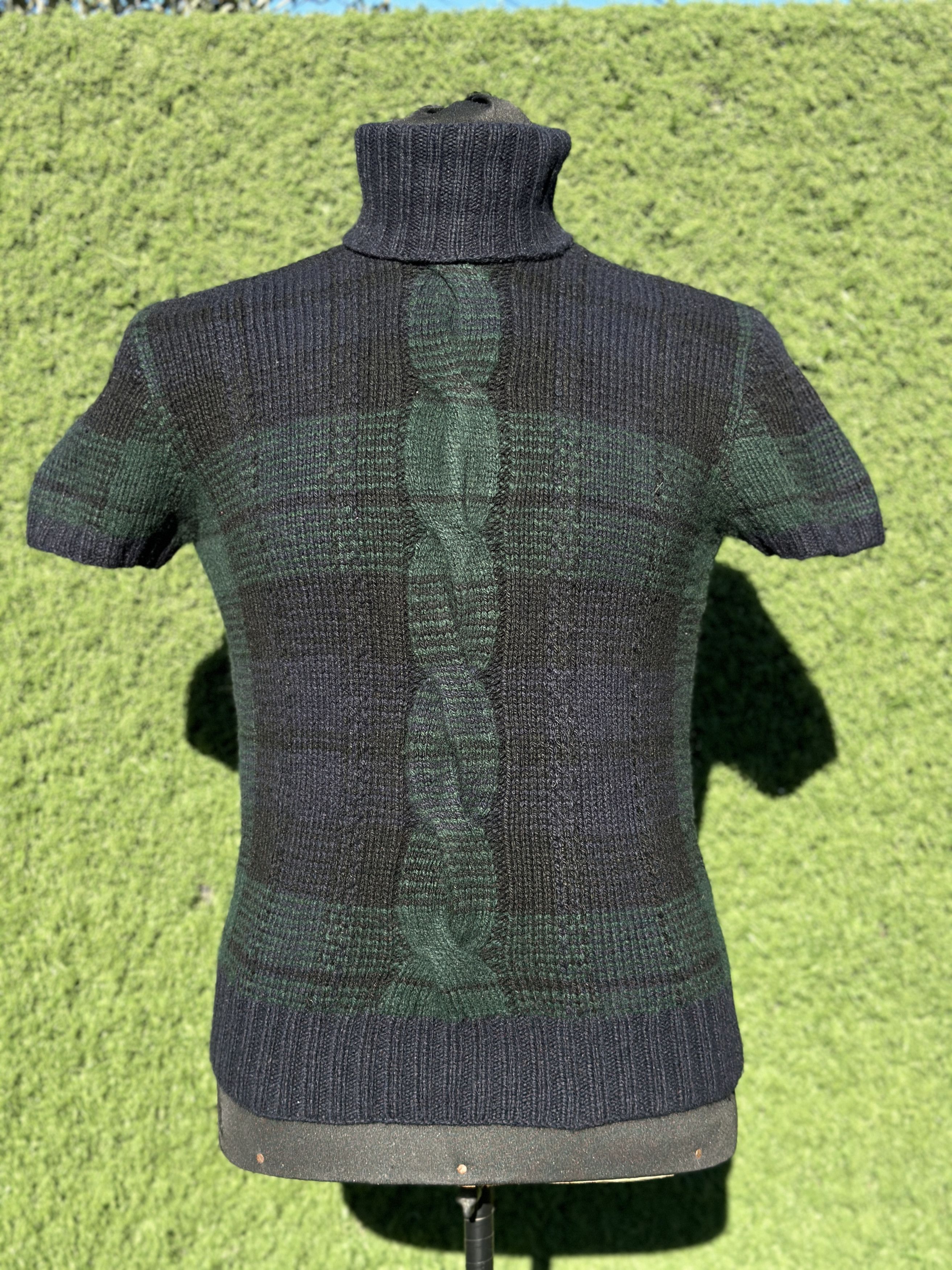 Ralph Lauren Black Label Ralph Lauren Black Label Size M Cable Knit Turtleneck Size M / US 6-8 / IT 42-44 - 1 Thumbnail