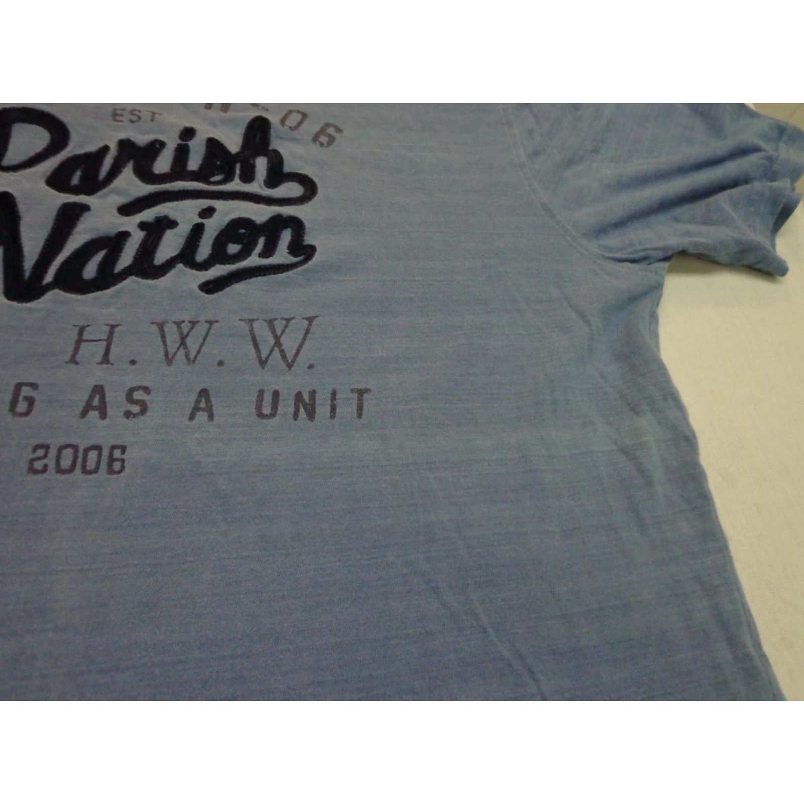 Vintage Parish Nation Moving As A Unit Blue Graphic T-shirt Men's XL Shirt Crew Neck Short Sleeve Cotton Regular Size US XL / EU 56 / 4 - 2 Thumbnail