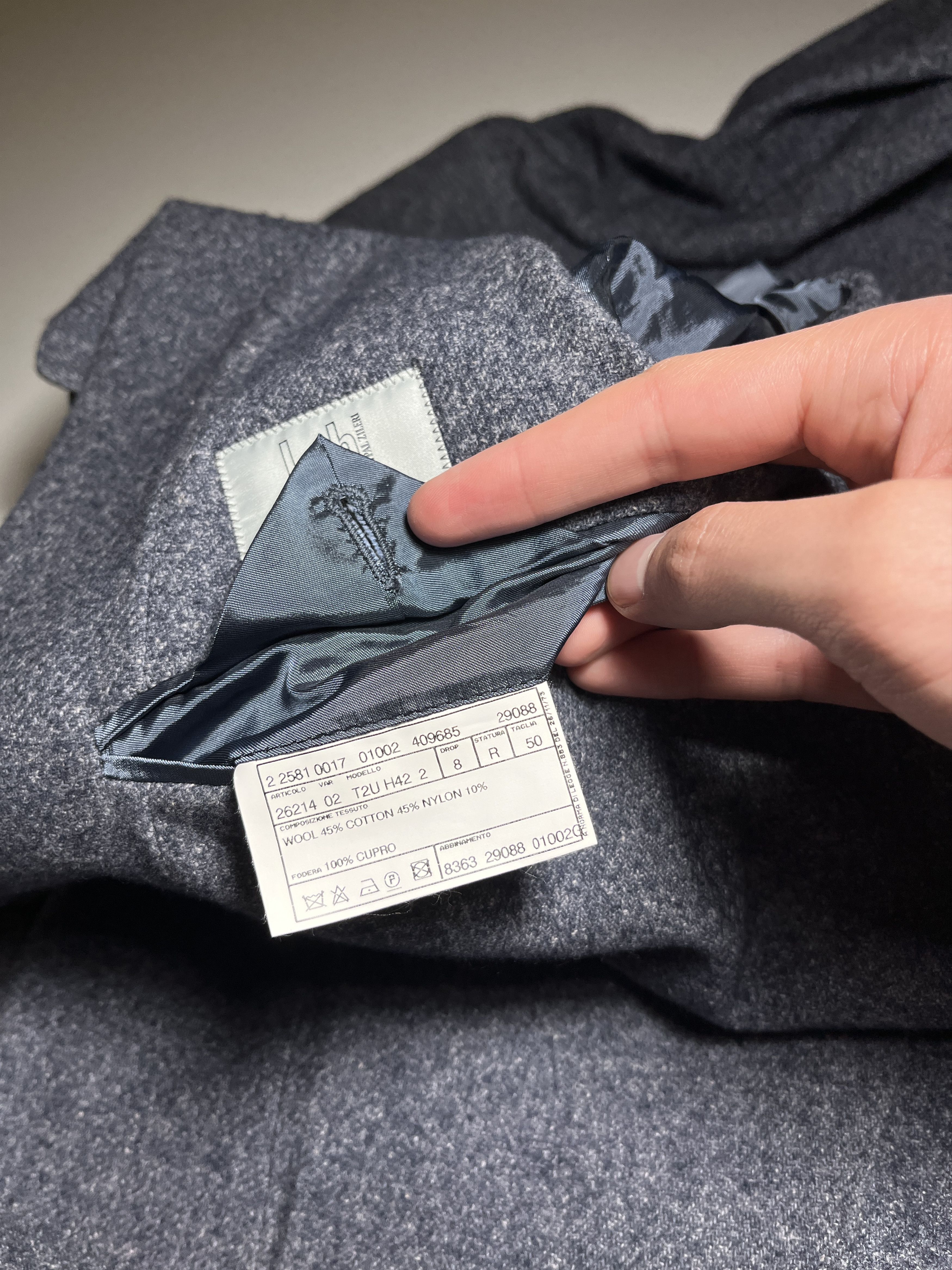 Pal Zileri Pal Zileri Lab Platinum Label Wool Blend Sport Coat Blazer Size 40R - 15 Thumbnail