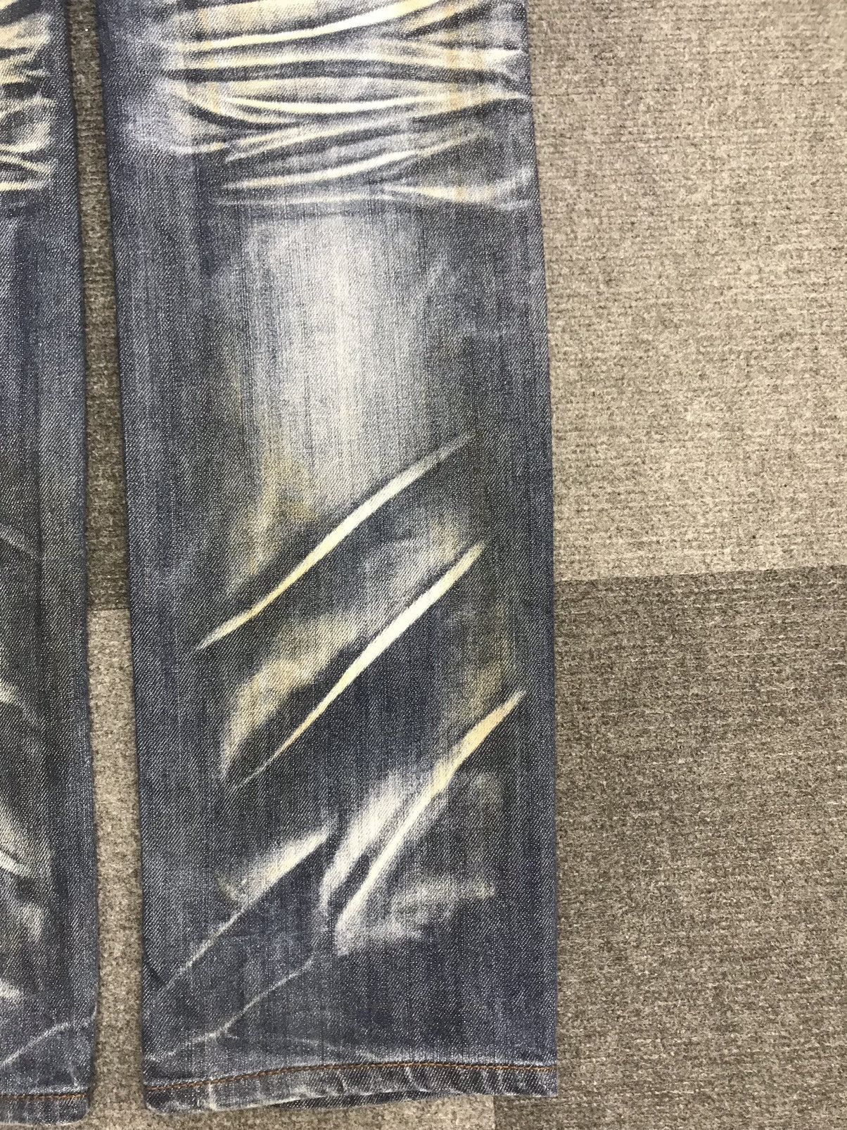 Japanese Brand 💥SICK💥semantic design Biker Style Sick Fades Denim F225 Size US 31 - 16 Thumbnail