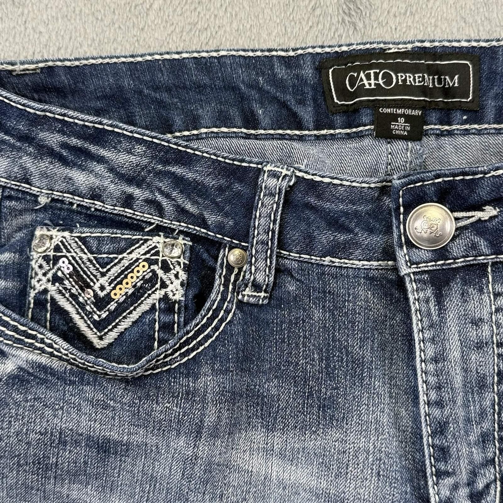 Cartoon Network Cato Premium Contemporary Blue Jeans Mid Rise Medium Wash Size US 32 / EU 48 - 2 Thumbnail