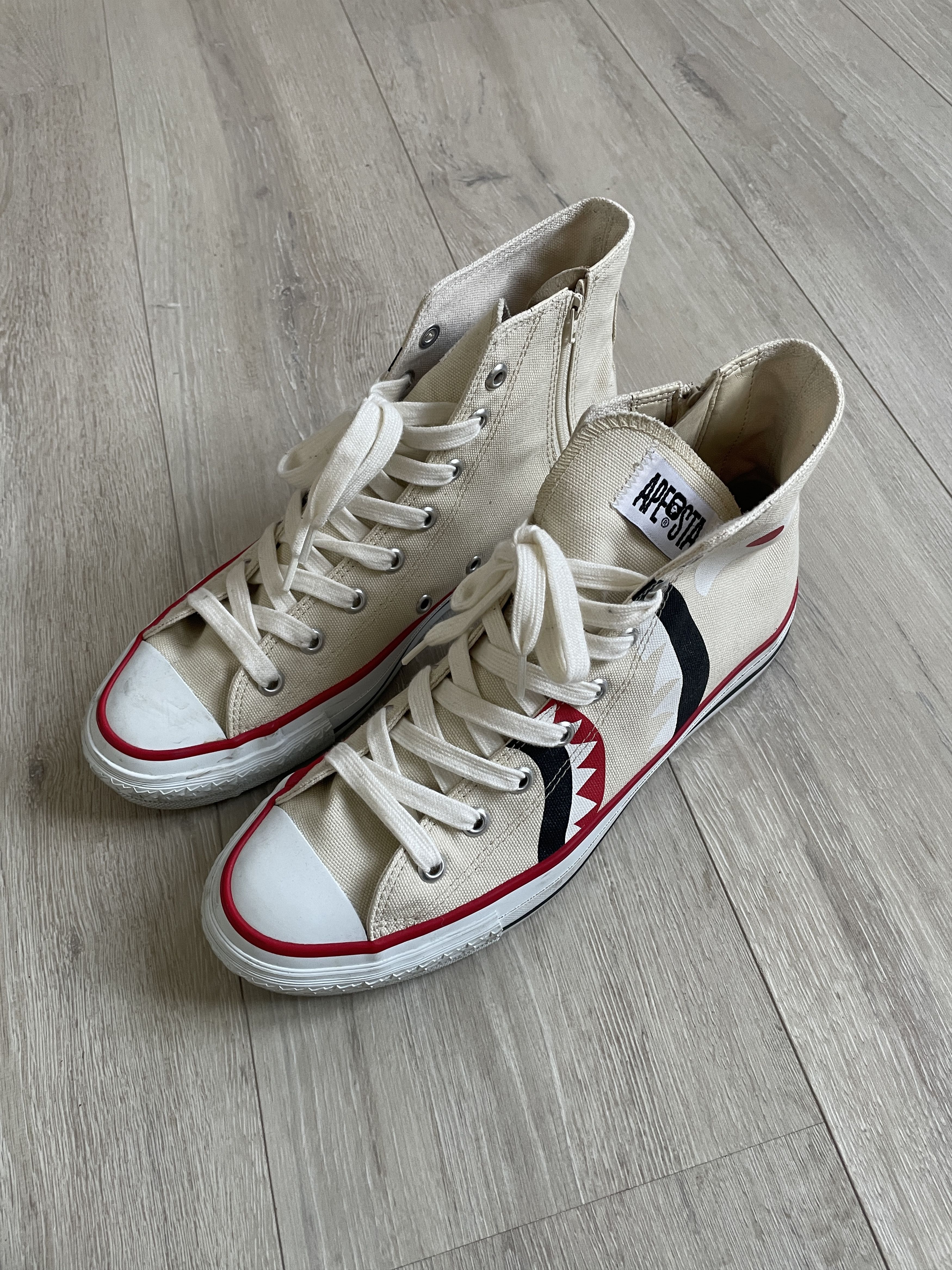 Bape Bape 2008 shark print Ape Sta sneakers Size US 9 / EU 42 - 6 Thumbnail