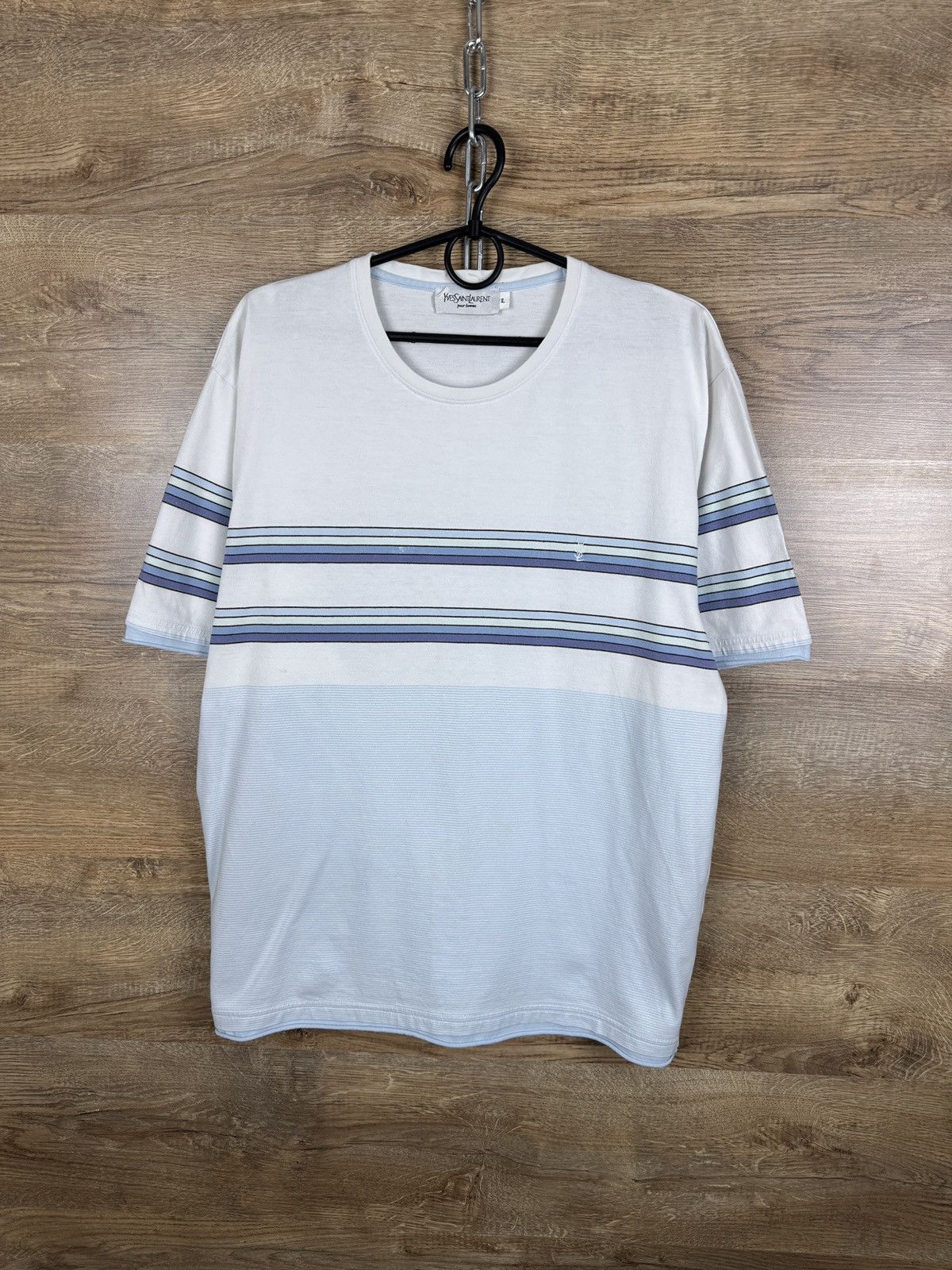 Vintage × Yves Saint Laurent Vintage Yves Saint Laurent YSL T-shirt summer CandysCall 90s Size US XL / EU 56 / 4 - 1 Thumbnail
