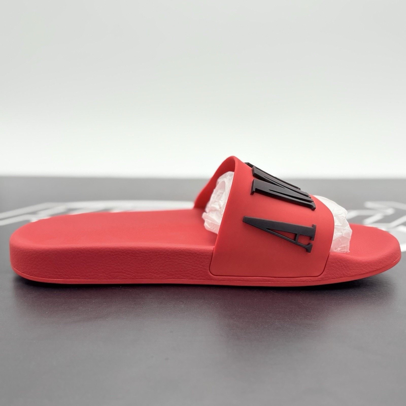 Amiri Size 45 - Amiri Logo Pool Slides ' Red ' | BRAND NEW! Size US 12 / EU 45 - 10 Thumbnail