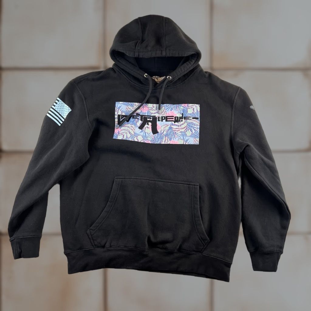 Vintage We The People Hoodie Mens XL Black Graphic Print Hooded USA 2A Size US XL / EU 56 / 4 - 1 Thumbnail