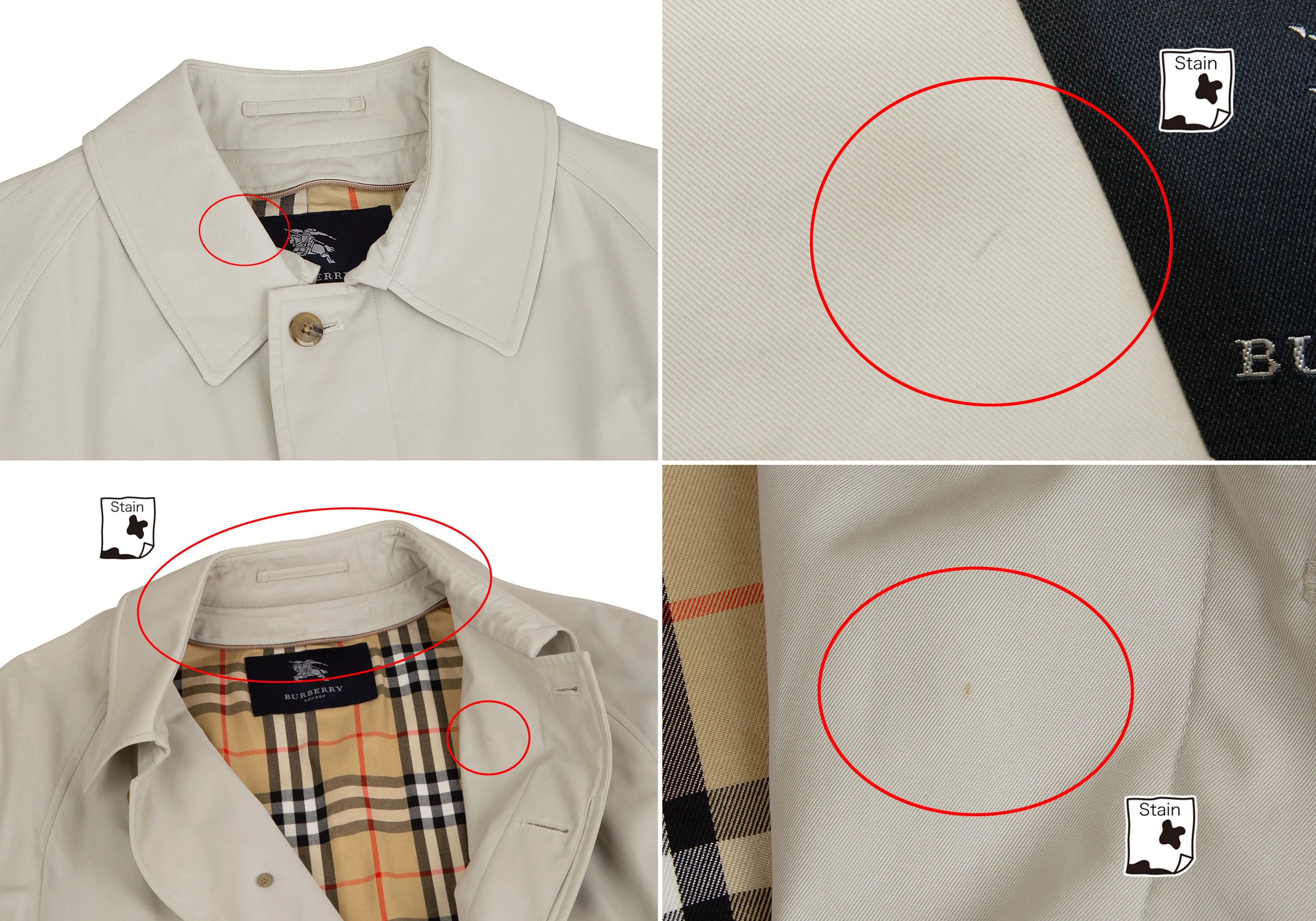 Burberry Beige Stand Collar Coat in Size M Size US M / EU 48-50 / 2 - 3 Thumbnail