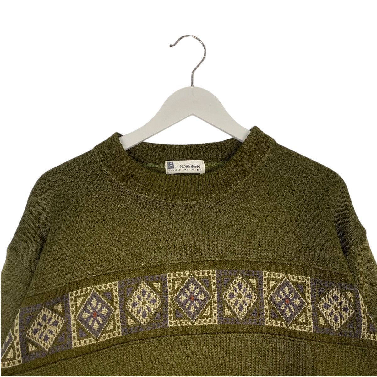 Other Vintage Lindbergh Big Logo Printed Green Pullover Jumper M Size US M / EU 48-50 / 2 - 4 Thumbnail