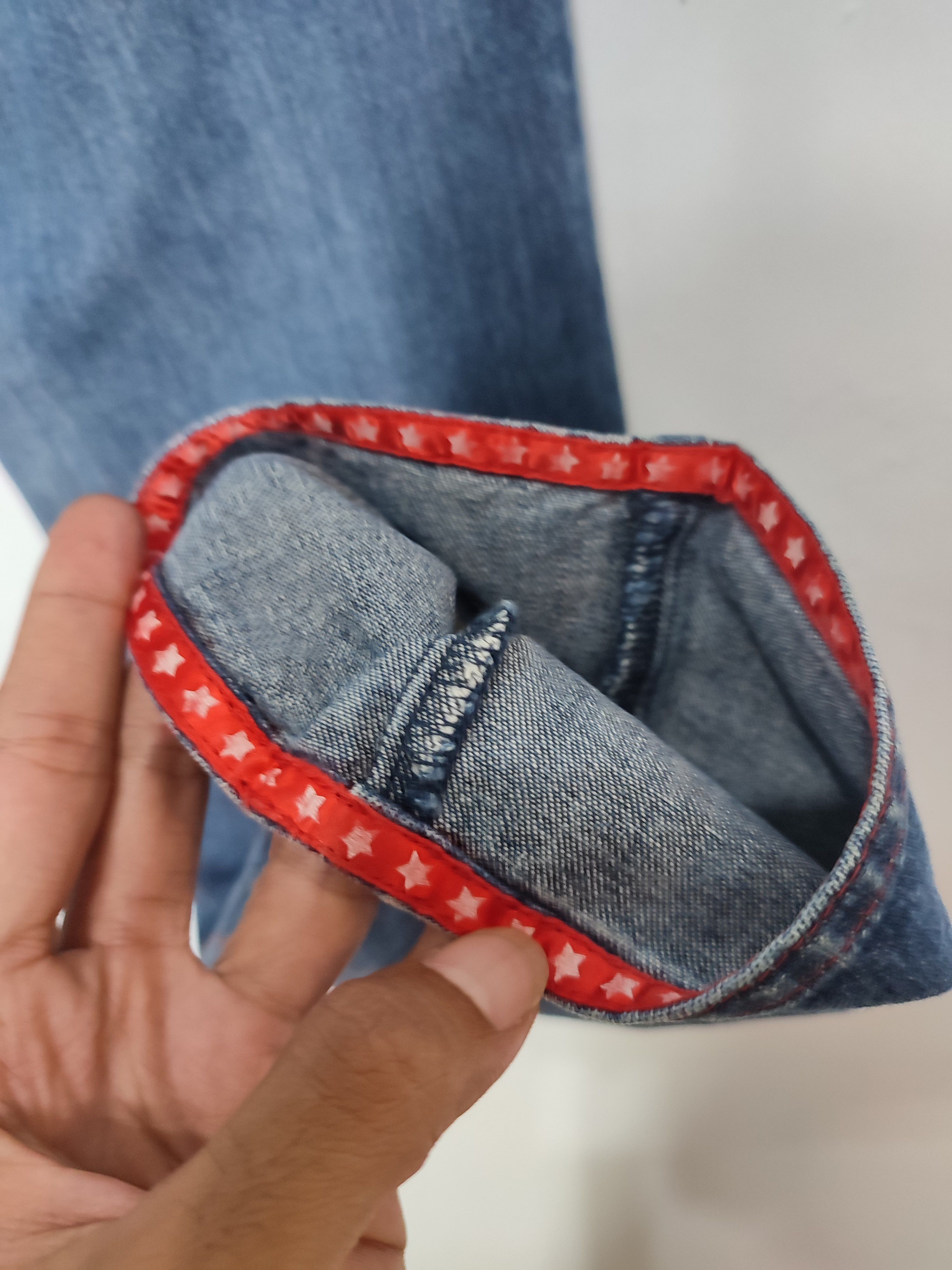 Angel Blue GRAIL🔥Vtg Angel Blue🇯🇵 Apple Pacth Jeans Size 26" / US 2 / IT 38 - 8 Thumbnail
