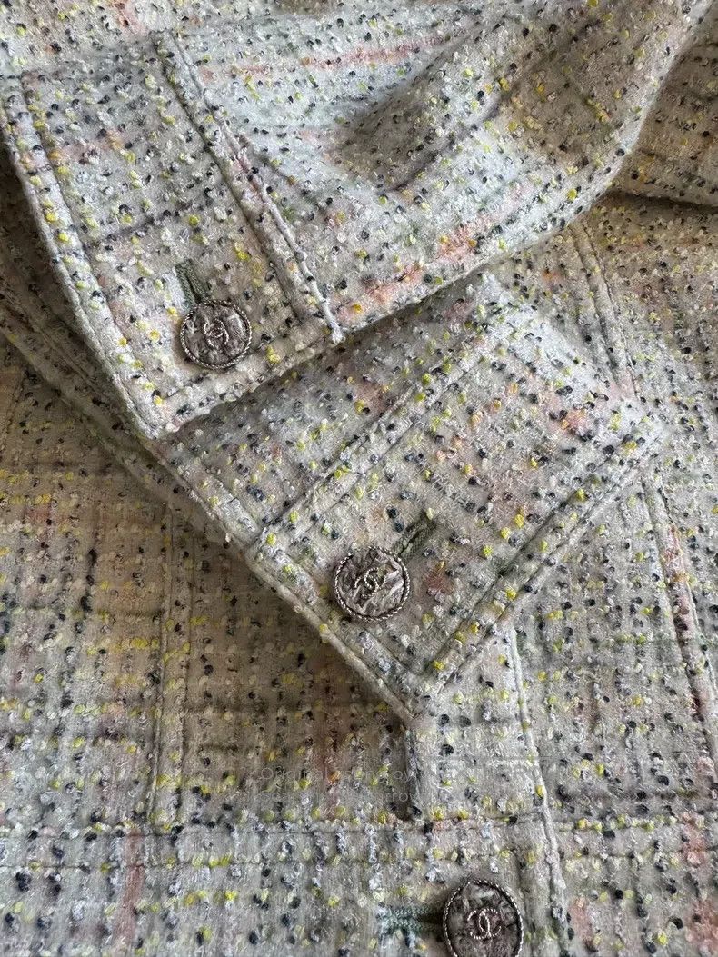 Chanel Chanel Autumn and winter preview green and yellow mixed co Size M / US 6-8 / IT 42-44 - 5 Thumbnail
