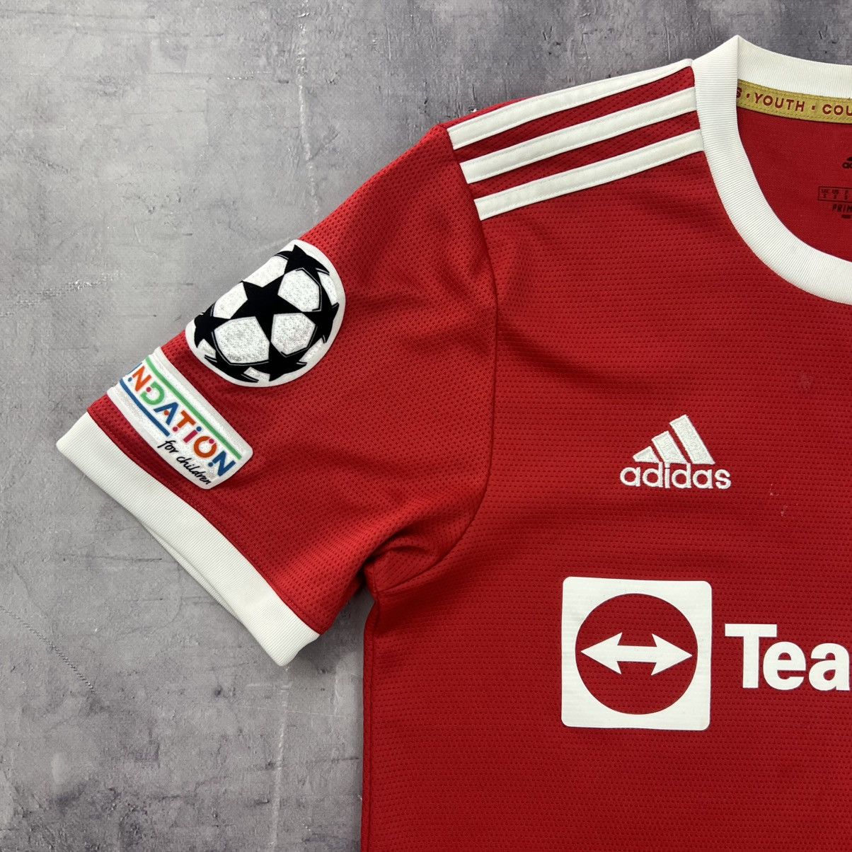 Other Rare! Ronaldo 7 Adidas Manchester United Soccer Jersey Size US S / EU 44-46 / 1 - 3 Thumbnail