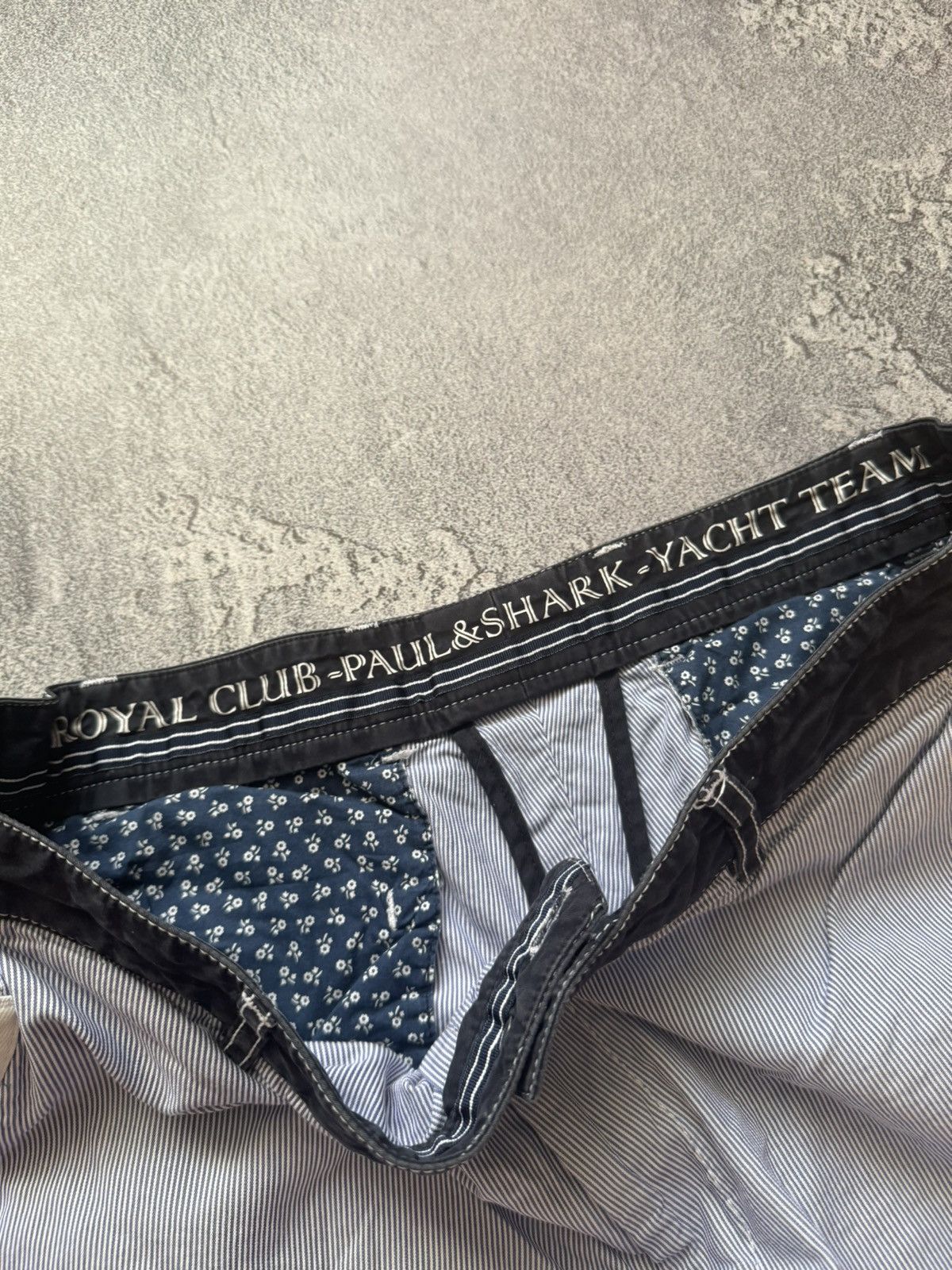 Designer × Paul & Shark Paul & shark yachting 🦈 I52 USA36 striped shorts 🩳 casual Size US 36 / EU 52 - 14 Thumbnail