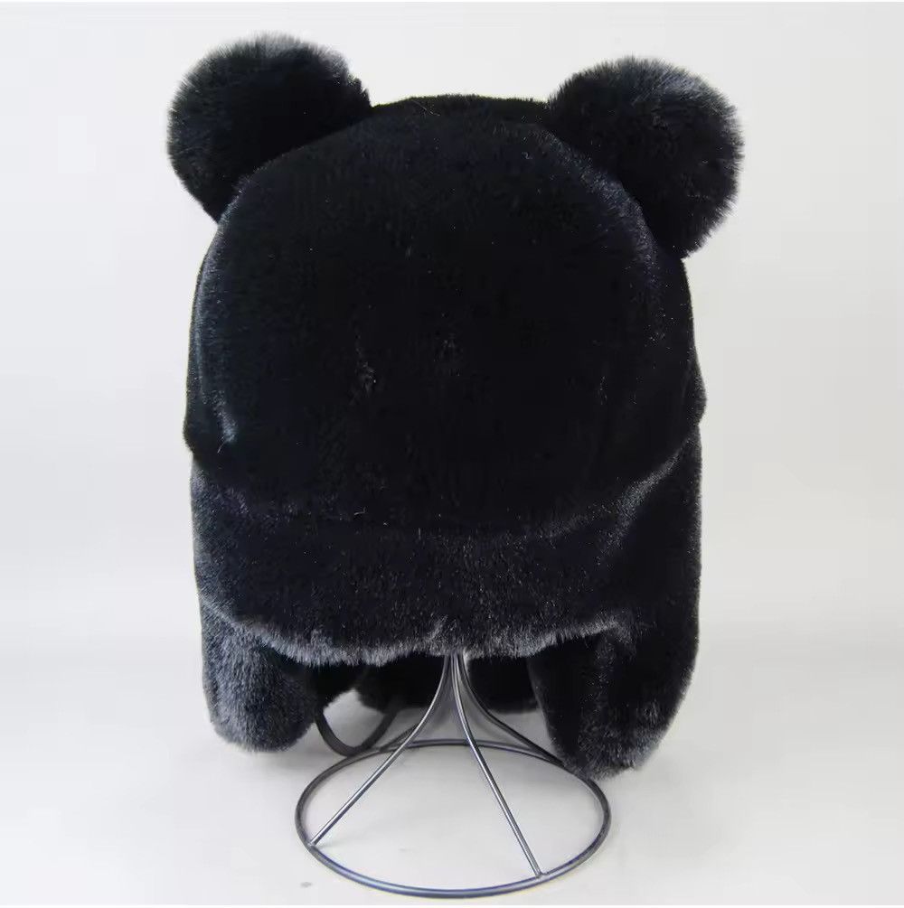 Vintage Unisex Faux Fur Rabbit Bomber Hat Size ONE SIZE - 4 Thumbnail