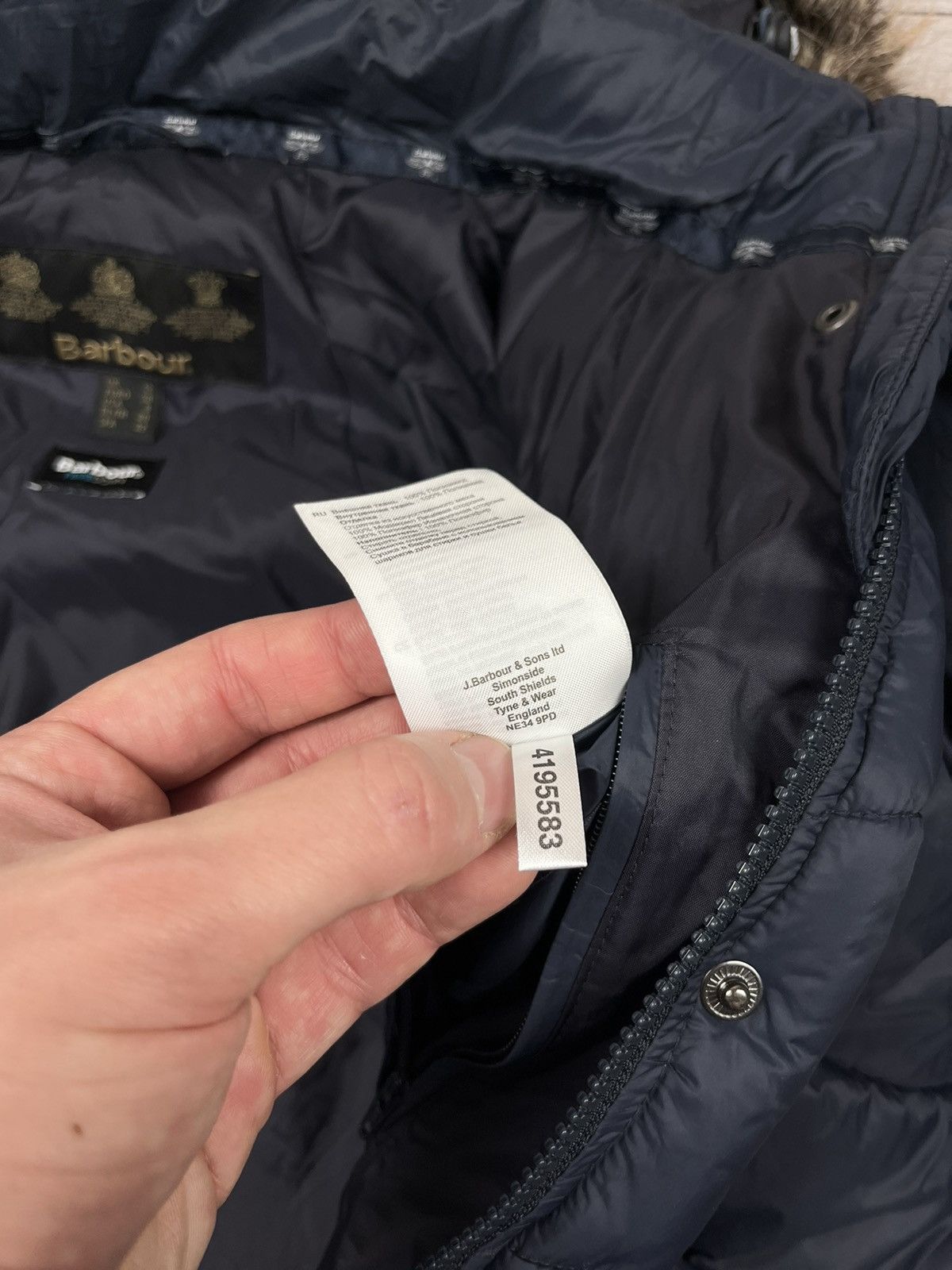 Barbour Barbour Clam Quilt Womens Long Fur Puffer Jacket Size M / US 6-8 / IT 42-44 - 14 Thumbnail