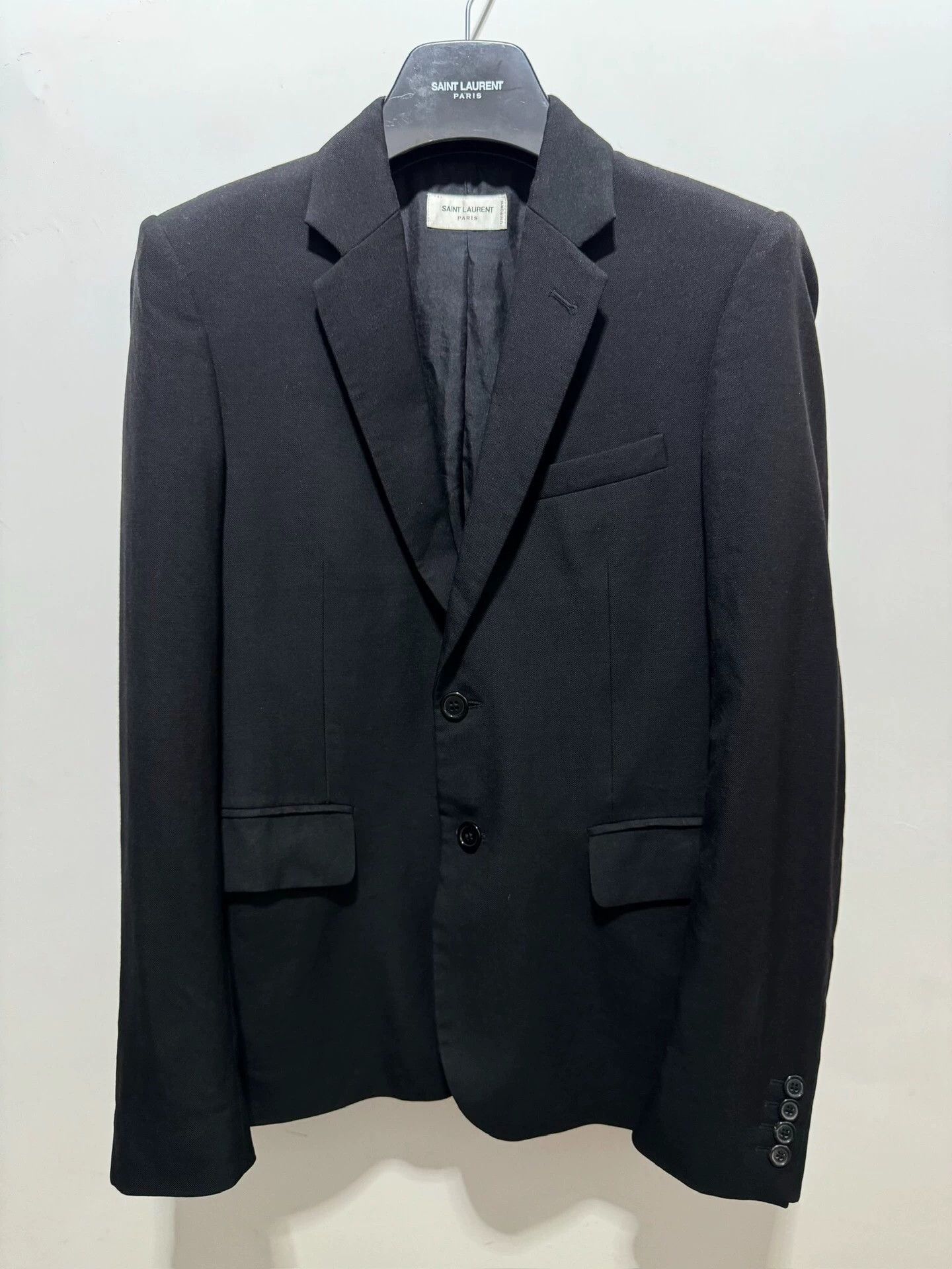 Saint Laurent Paris 21FW flat collar suit jacket