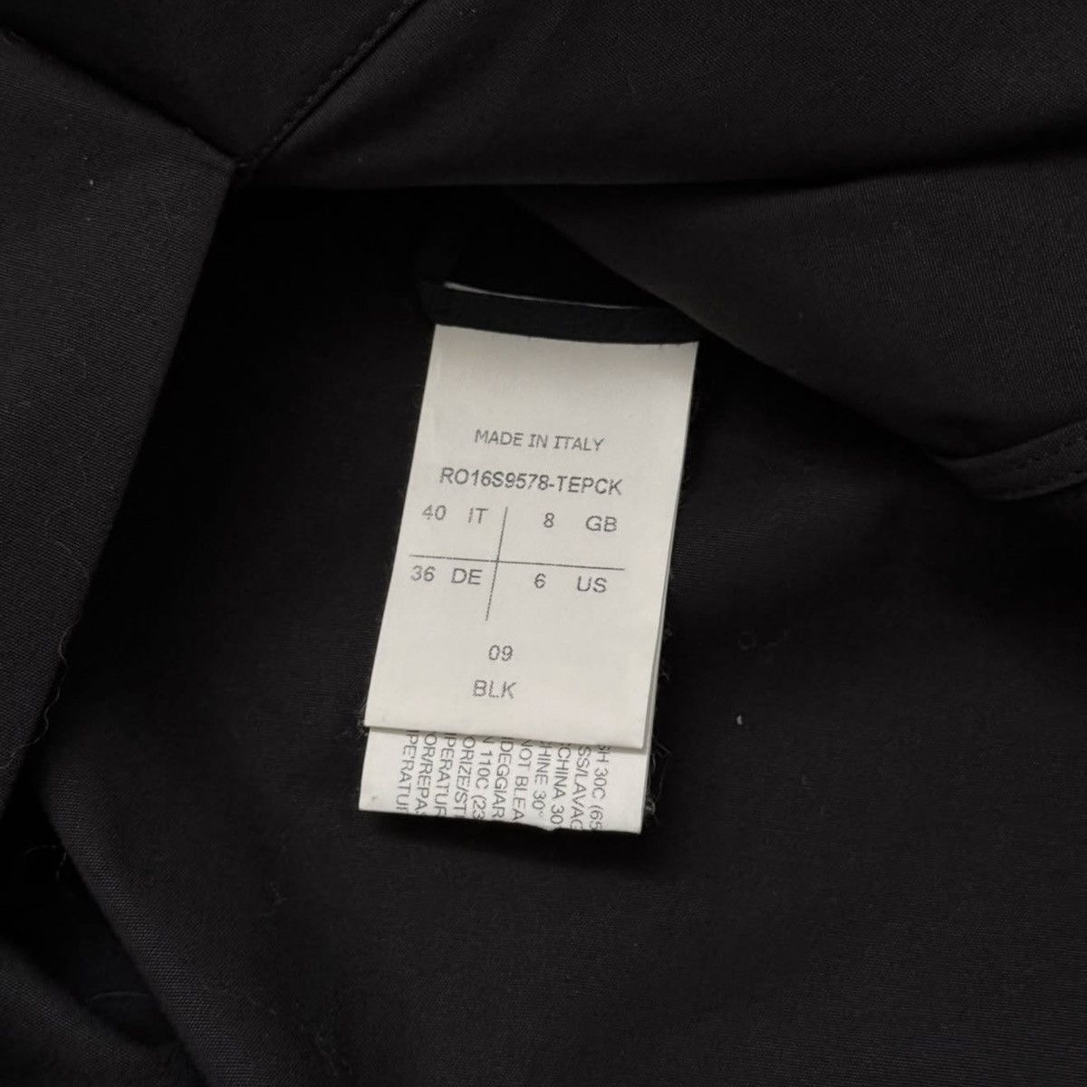 Rick Owens RICK OWENS DRESS - BLACK - US6 Size M / US 6-8 / IT 42-44 - 6 Thumbnail
